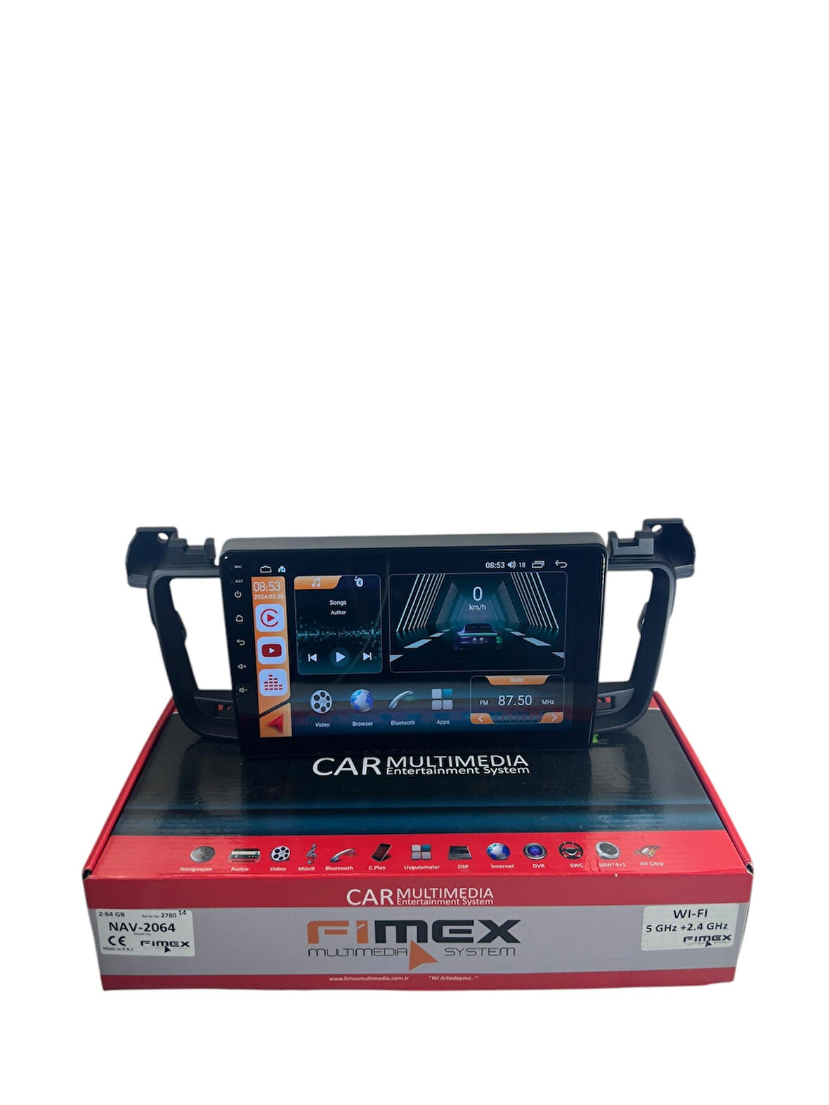 PEUGEOT 508 2011-2018 FİMEX 2-64 DSPLİ PRO OEM MULTİMEDİA
