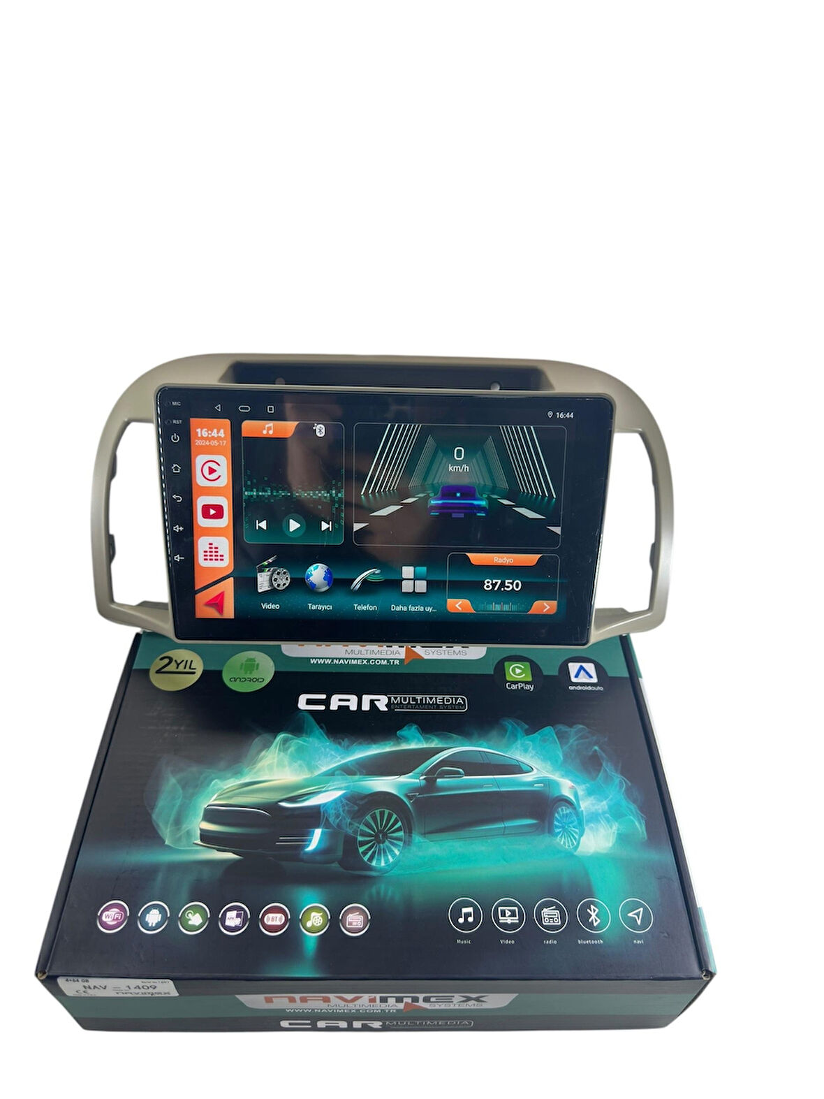 NİSSAN MİCRA 2002-2010 NAVİMEX SAMSUNG İŞLEMCİLİ (FANLI) PROFESYONEL OEM MULTİMEDİA