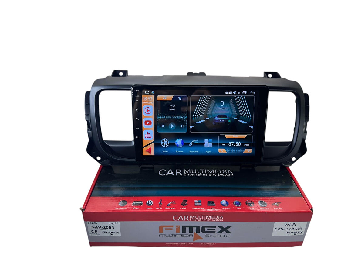 CİTROEN JUMPY 2017-2022 FİMEX 2-64 DSPLİ PRO OEM MULTİMEDİA
