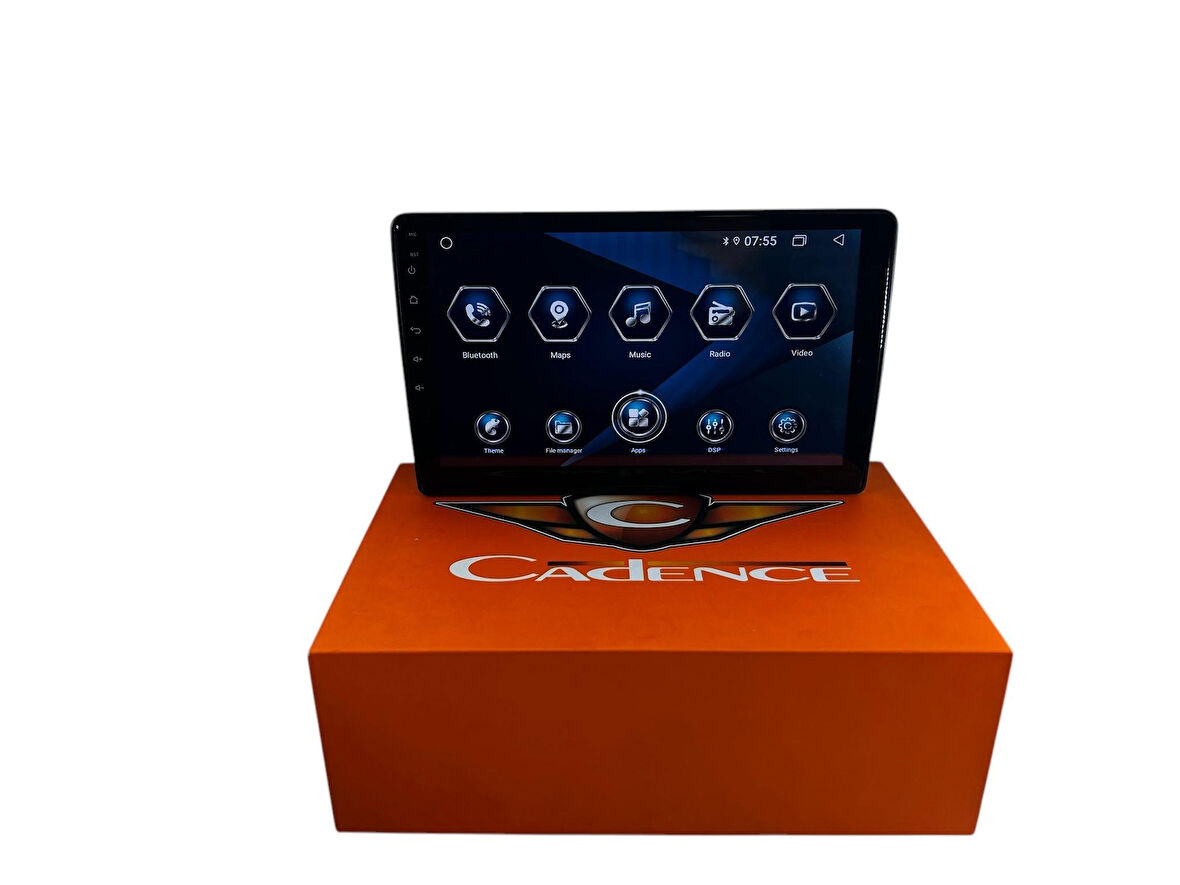 TÜM ARAÇLARA UYGUN TEK DİN 10'' CADENCE T5 İŞLEMCİLİ PROFESYONEL 360 CAM DESTEKLİ OEM MULTİMEDİA