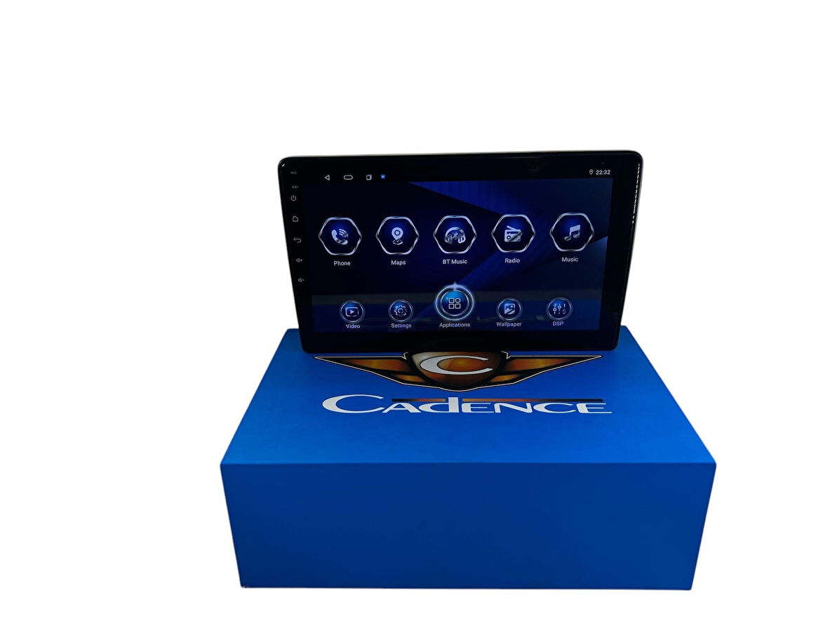 TÜM ARAÇLARA UYGUN TEK DİN 10'' CADENCE 6-128 (SİM KARTLI) 360 CAM DESTEKLİ PRO OEM MULTİMEDİA