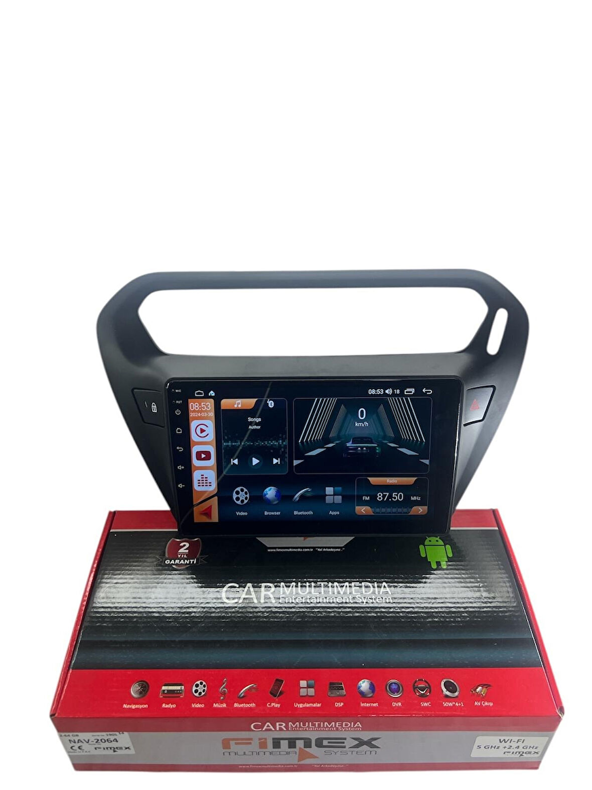 PEUGEOT 301 2013-2018 FİMEX 2-64 DSPLİ PRO OEM MULTİMEDİA