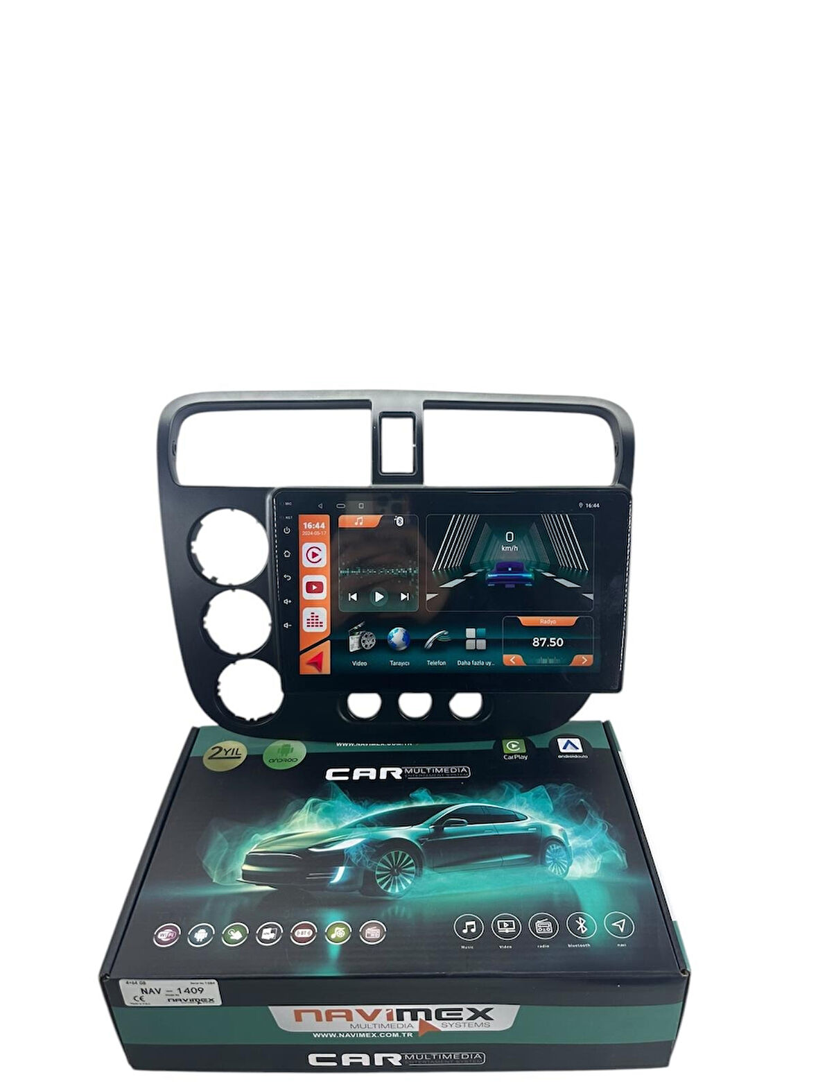 VTEC2 2002-2006 NAVİMEX 6-128 (FANLI) PROFESYONEL OEM MULTİMEDİA