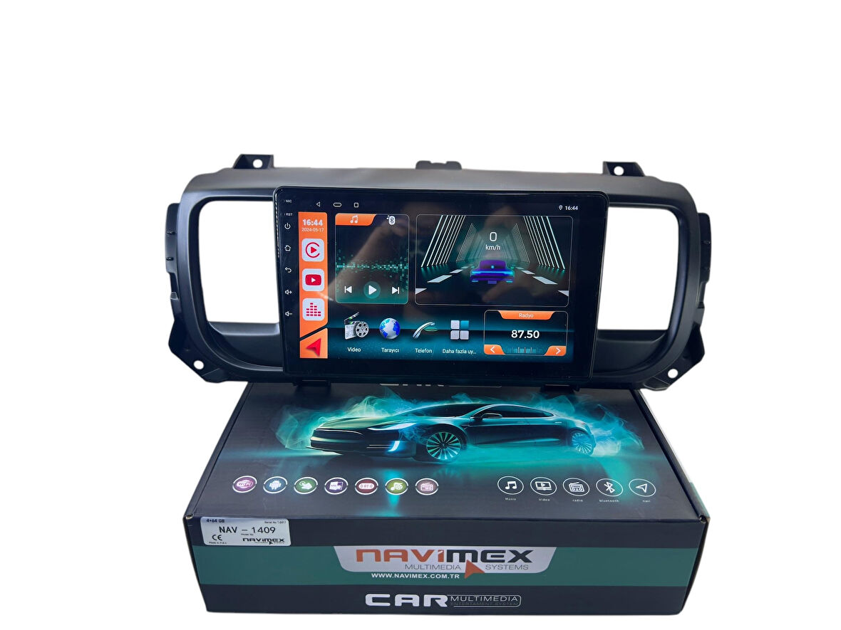 CİTROEN JUMPY 2017-2022 NAVİMEX 6-128 (FANLI) PROFESYONEL OEM MULTİMEDİA