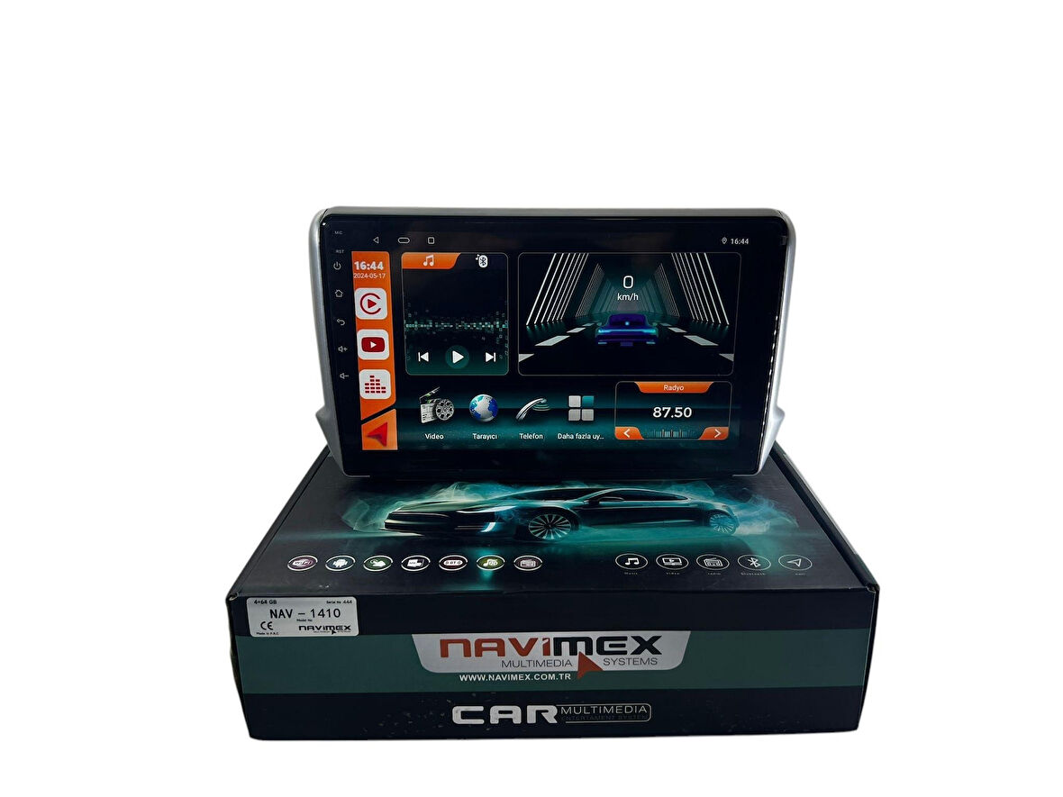 PEUGEOT 2008 2012-2019 NAVİMEX 6-128 (FANLI) PROFESYONEL OEM MULTİMEDİA