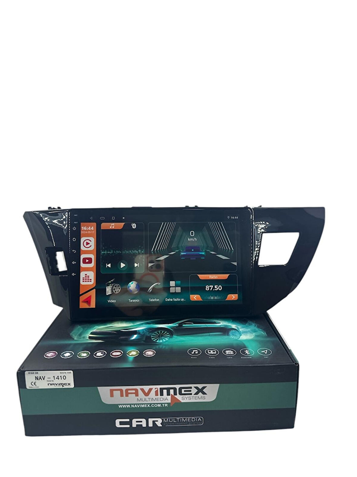 TOYOTA COROLLA 2013-2016 NAVİMEX 6-128 (FANLI) PROFESYONEL OEM MULTİMEDİA