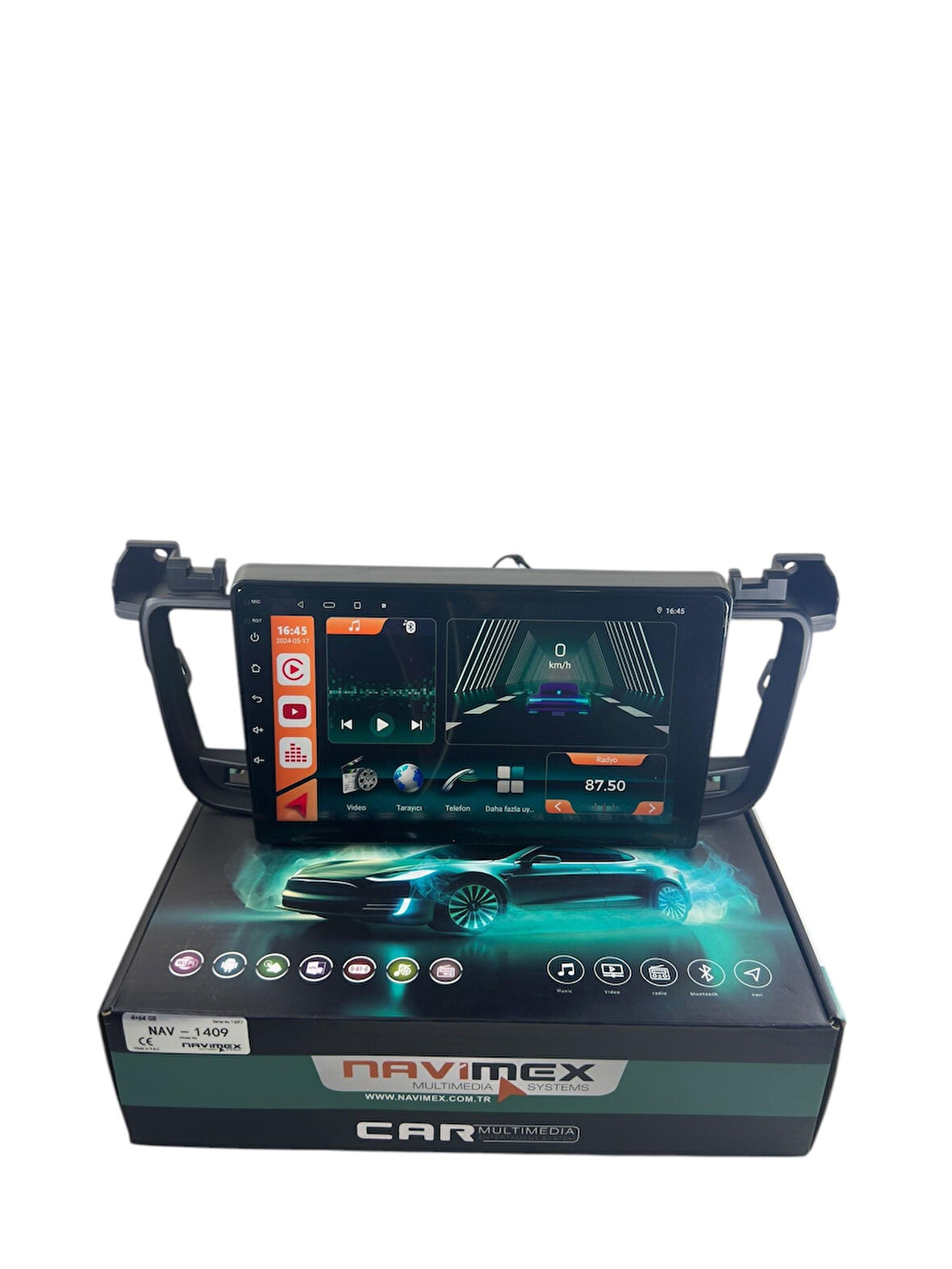 PEUGEOT 508 2011-2018 NAVİMEX 8-128 (FANLI) PROFESYONEL OEM MULTİMEDİA