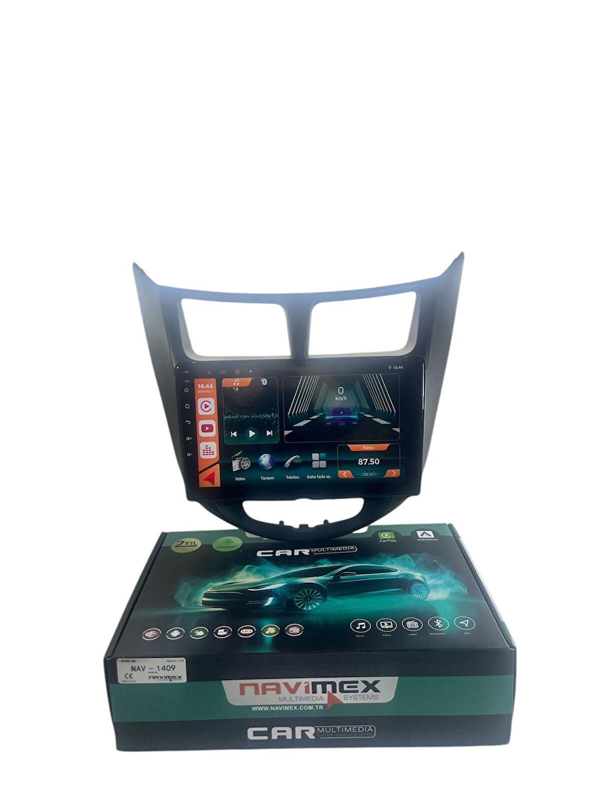 HYUNDAİ ACCENT BLUE SİYAH 2011-2013 NAVİMEX 8-128 (FANLI) PROFESYONEL OEM MULTİMEDİA