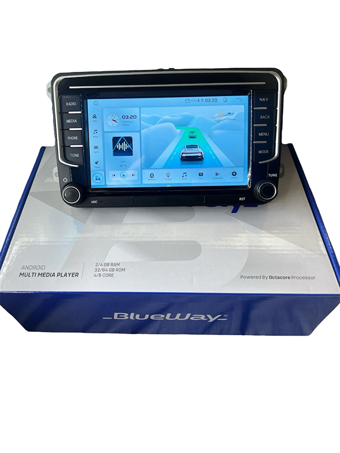 WW 2005-2013 Tüm Volkswagen Grubu BlueWay 2-32 Orjinal 7'' Pro Oem Multimedya
