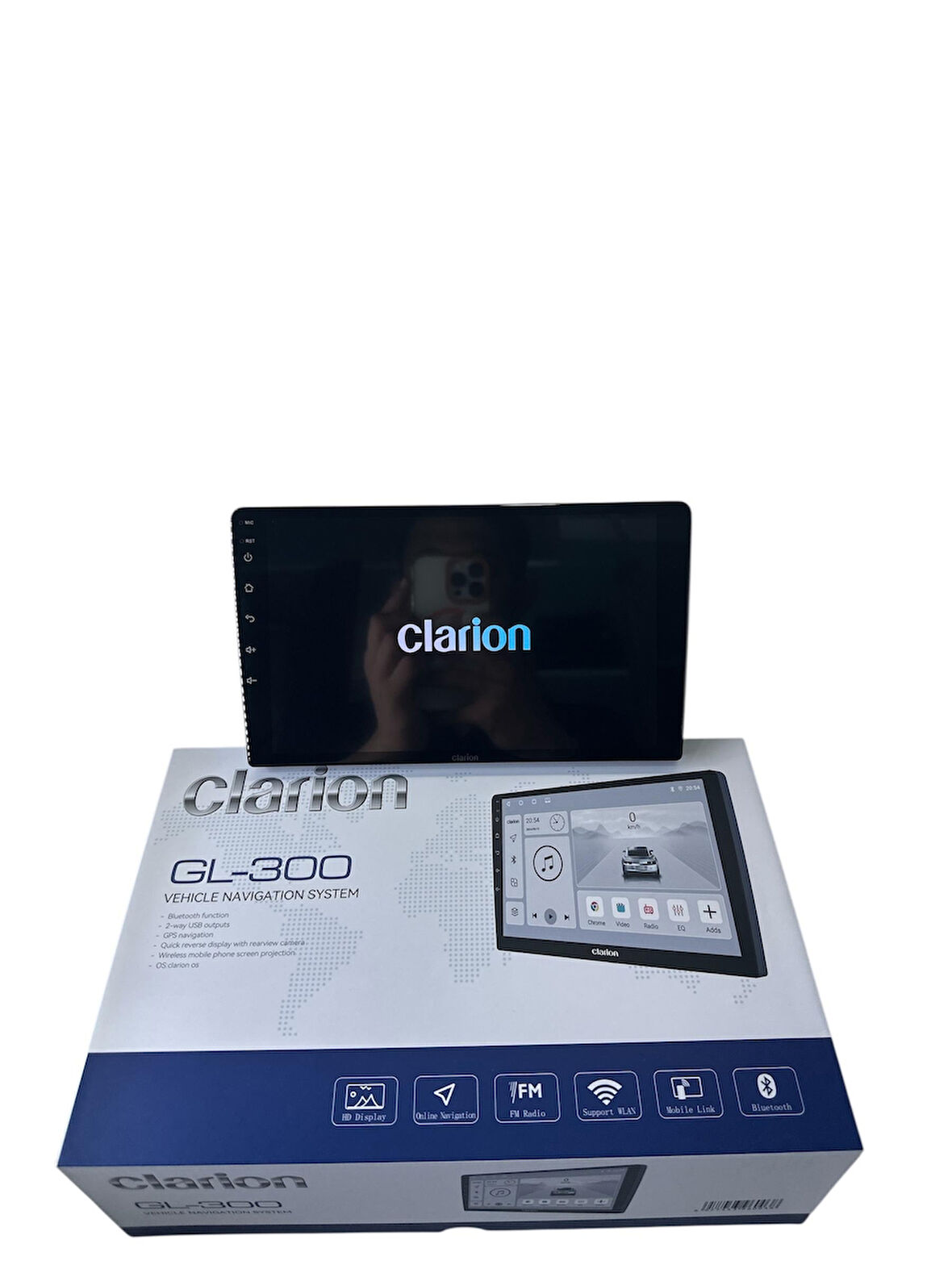 CLARİON GL-300 9'' ÇERÇEVELERE UYUMLU TAM PROFESYONEL (TESİSAT) MULTİMEDYA (ORJ)