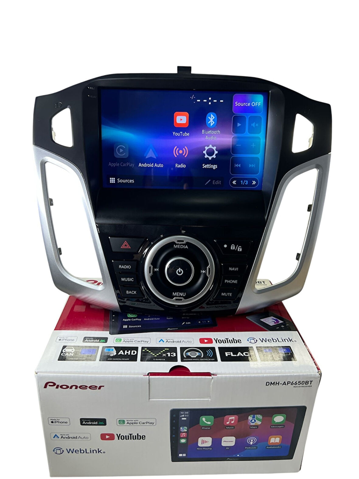 Ford Focus 3-3.5 GRİ PİONEER 4-64 TAM PROFESYONEL OEM MULTİMEDİA