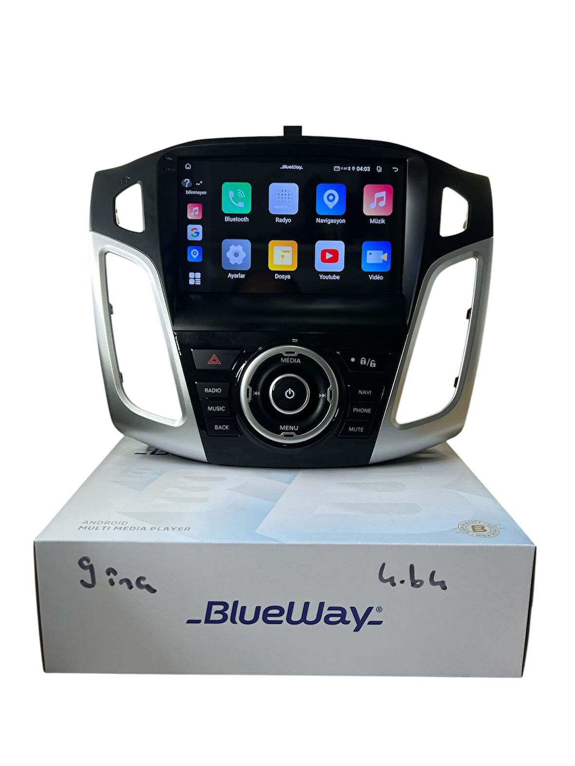 Ford Focus 3-3.5 GRİ BLUEWAY 4-64 PROFESYONEL OEM MULTİMEDİA