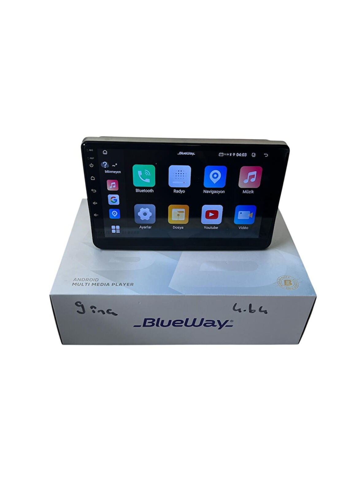 Fiat Panda 2003-2012 BLUEWAY 4-64 PROFESYONEL OEM MULTİMEDİA