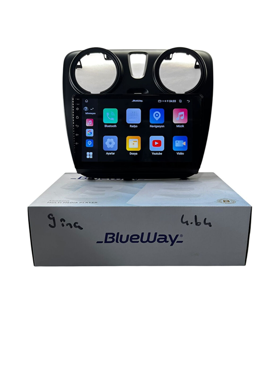 DACİA LODGY-DOKKER BLUEWAY 4-64 PROFESYONEL OEM MULTİMEDİA