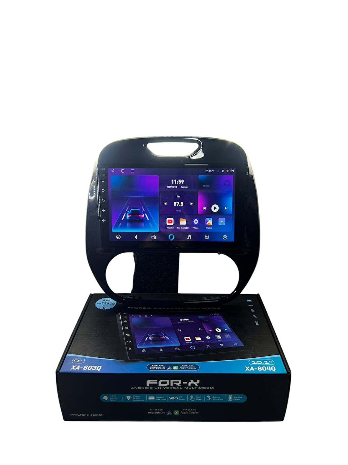 Renault Captur 2013-2021 FORX 6-128 TAM PROFESYONEL OEM MULTİMEDİA