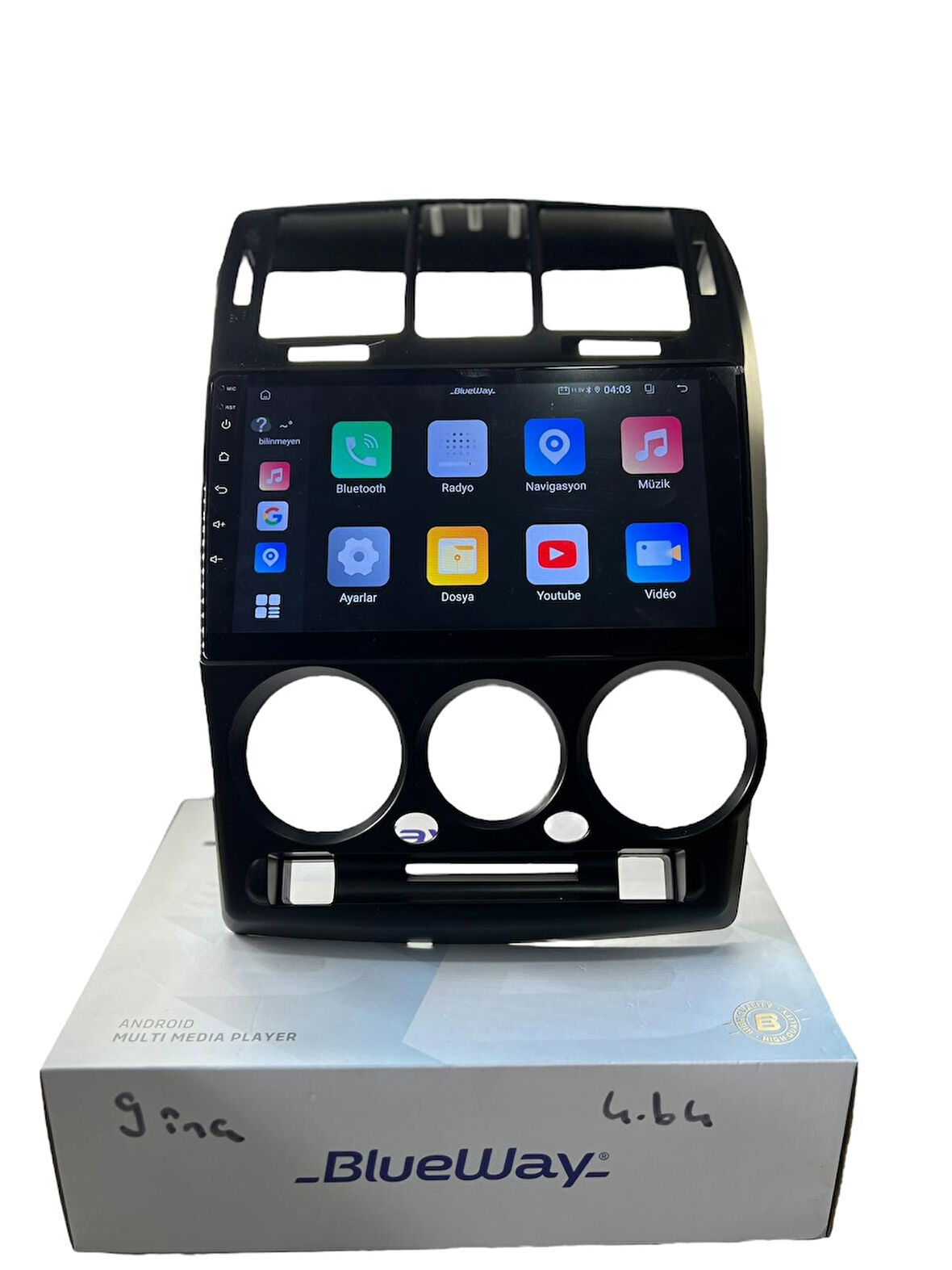 Hyundai Getz (Black) BLUEWAY 4-64 PROFESYONEL OEM MULTİMEDİA