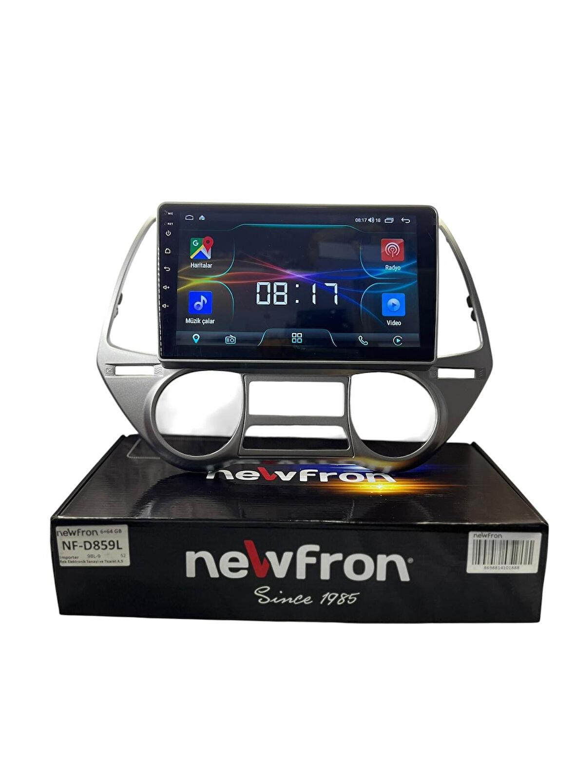 Hyundai i20 (Silver) NEWFRON 6-64 TAM PROFESYONEL OEM MULTİMEDİA