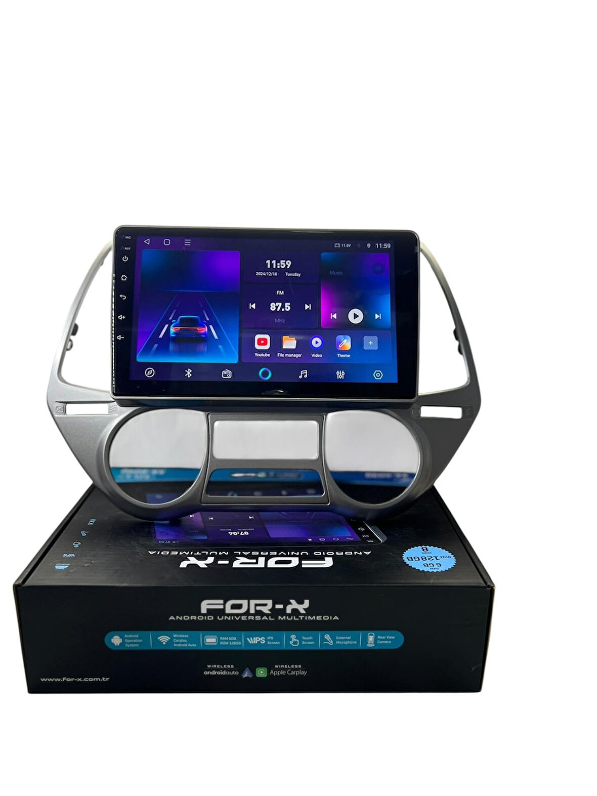 Hyundai i20 (Silver) FORX 6-128 TAM PROFESYONEL OEM MULTİMEDİA