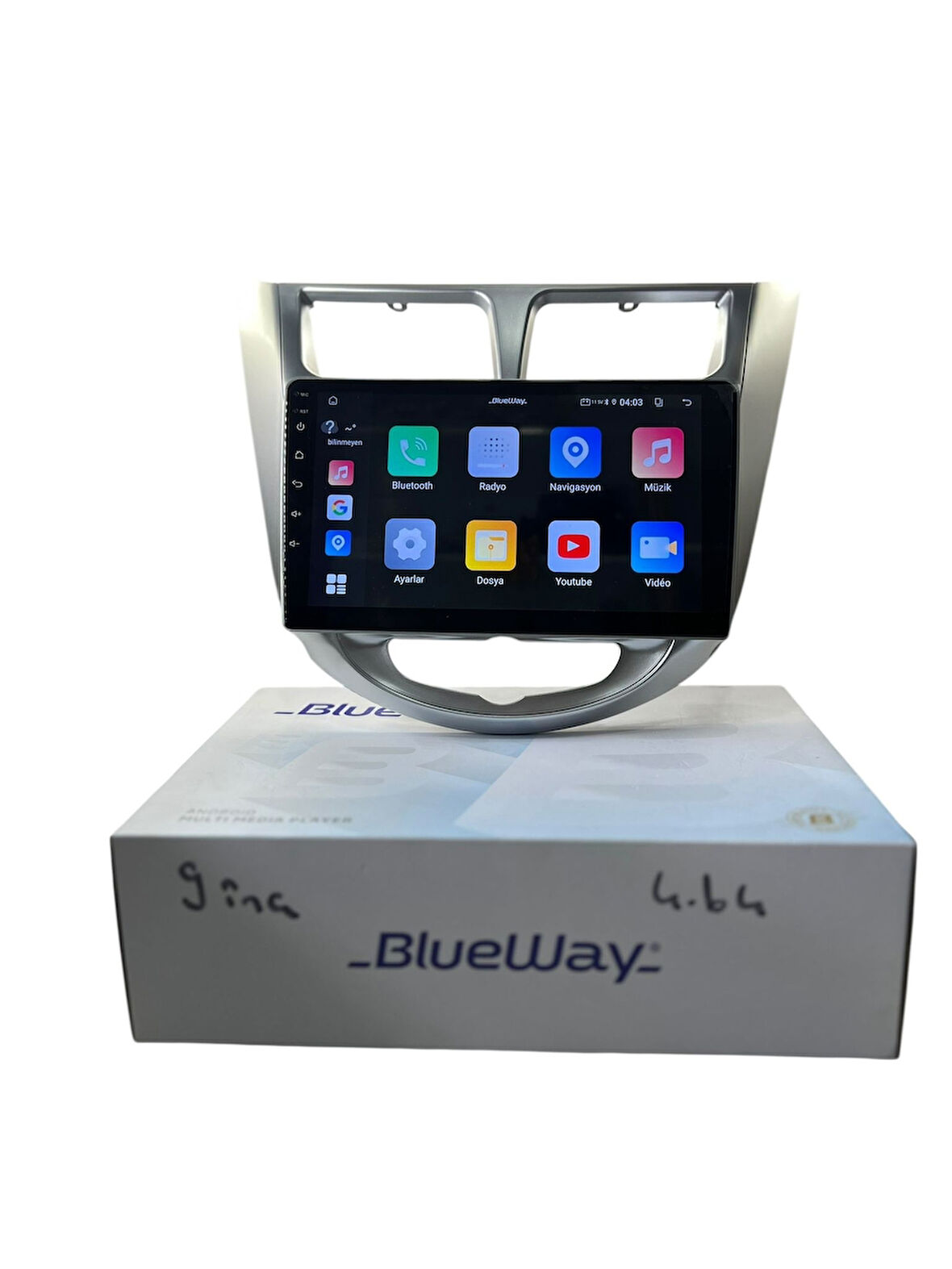 Hyundai Accent Blue BLUEWAY 4-64 PROFESYONEL OEM MULTİMEDİA