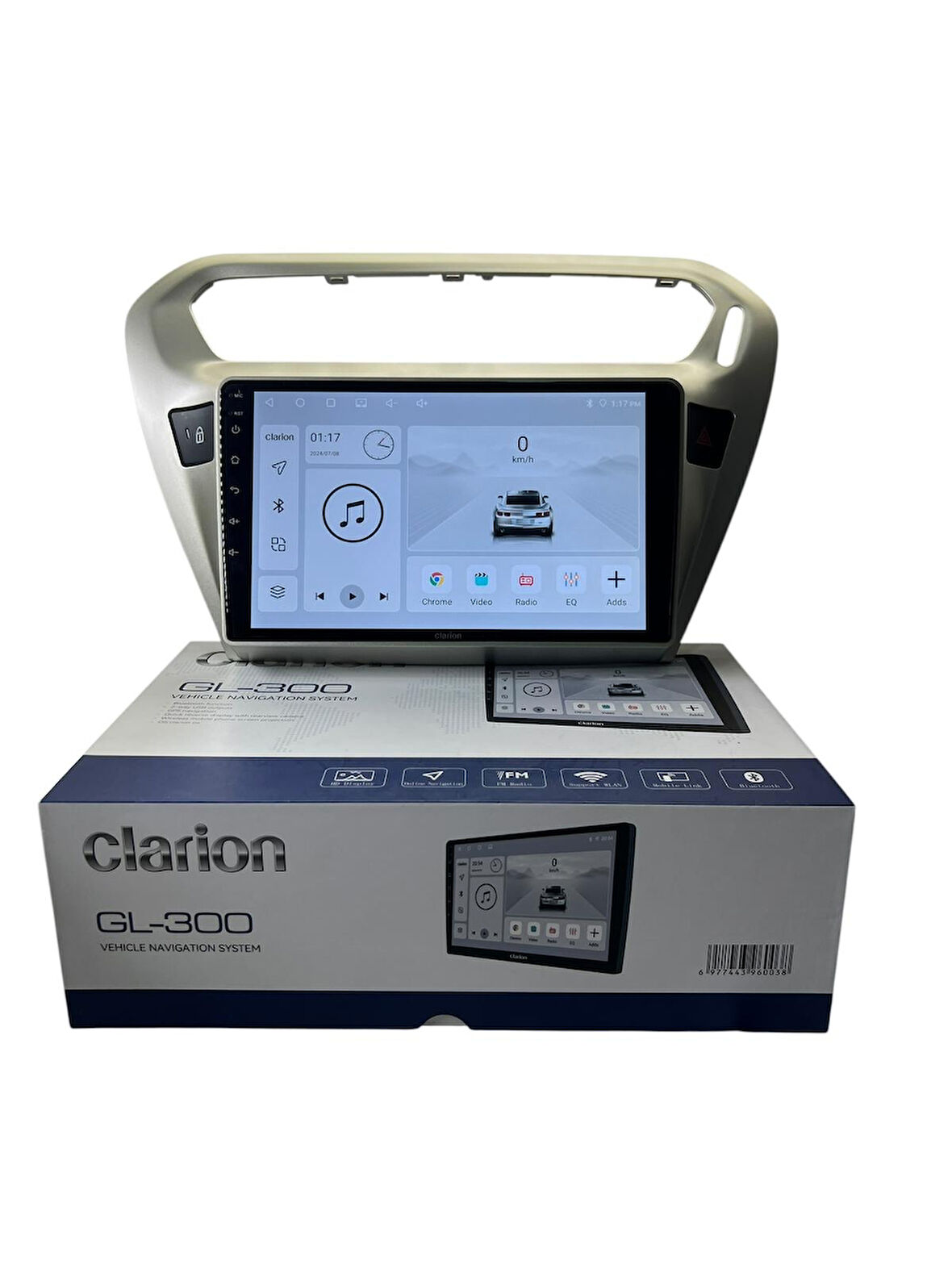 Peugeot 301 - C-Elysee (Şampanya) CLARİON 4-64 TAM PROFESYONEL OEM MULTİMEDİA (ORJ)