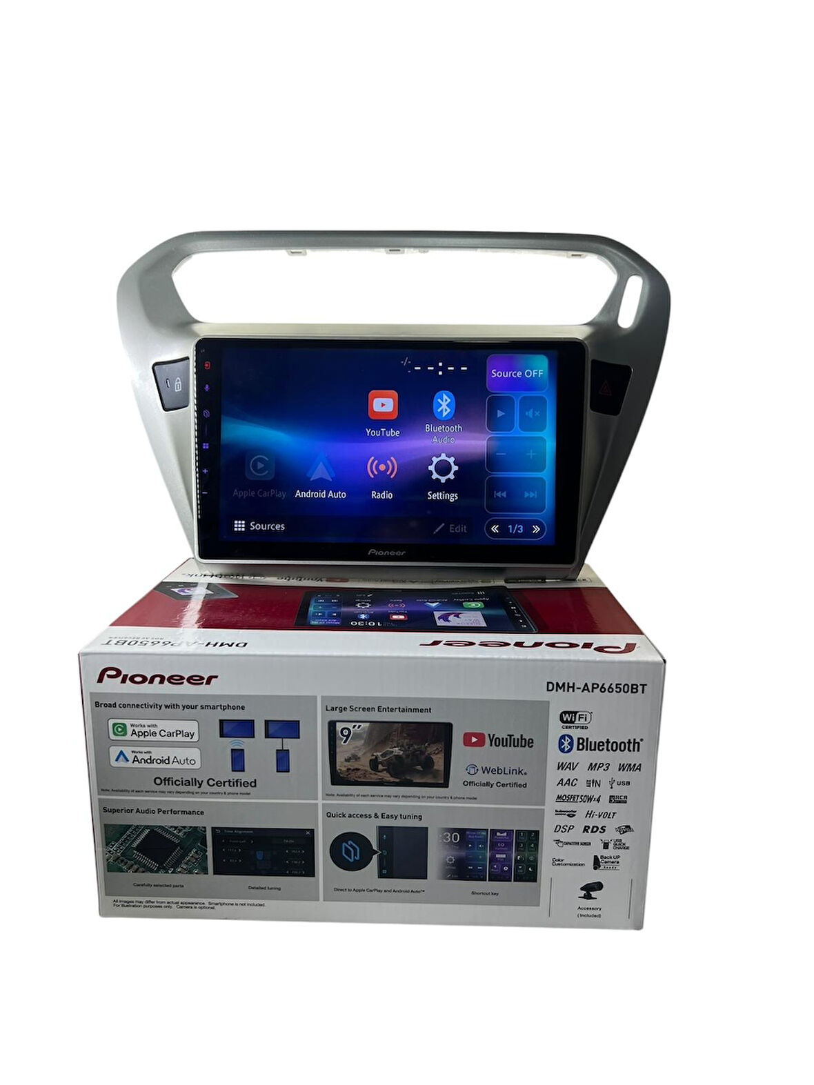 Peugeot 301 - C-Elysee (Şampanya) PİONEER 4-64 TAM PROFESYONEL OEM MULTİMEDİA