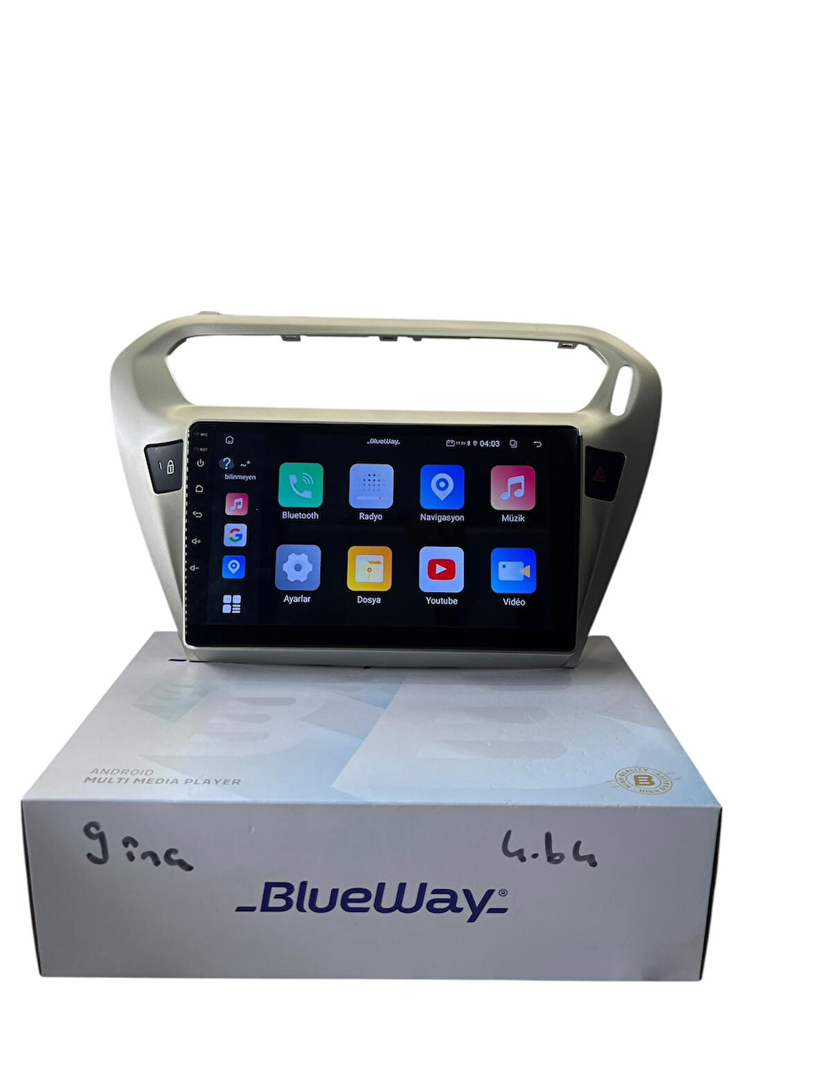 Peugeot 301 - C-Elysee (Şampanya) BLUEWAY 4-64 PROFESYONEL OEM MULTİMEDİA