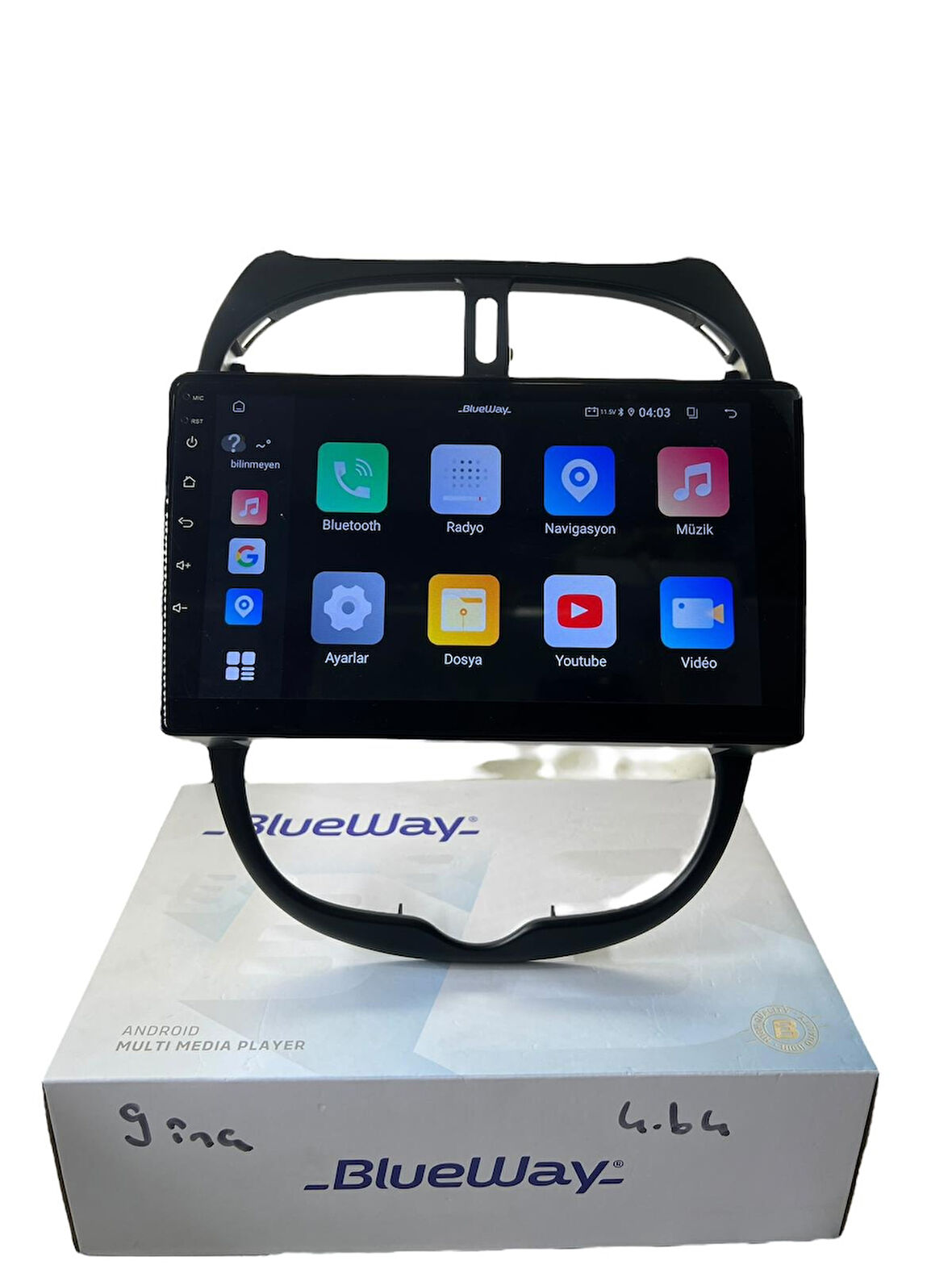 Peugeot 206 BLUEWAY 4-64 PROFESYONEL OEM MULTİMEDİA