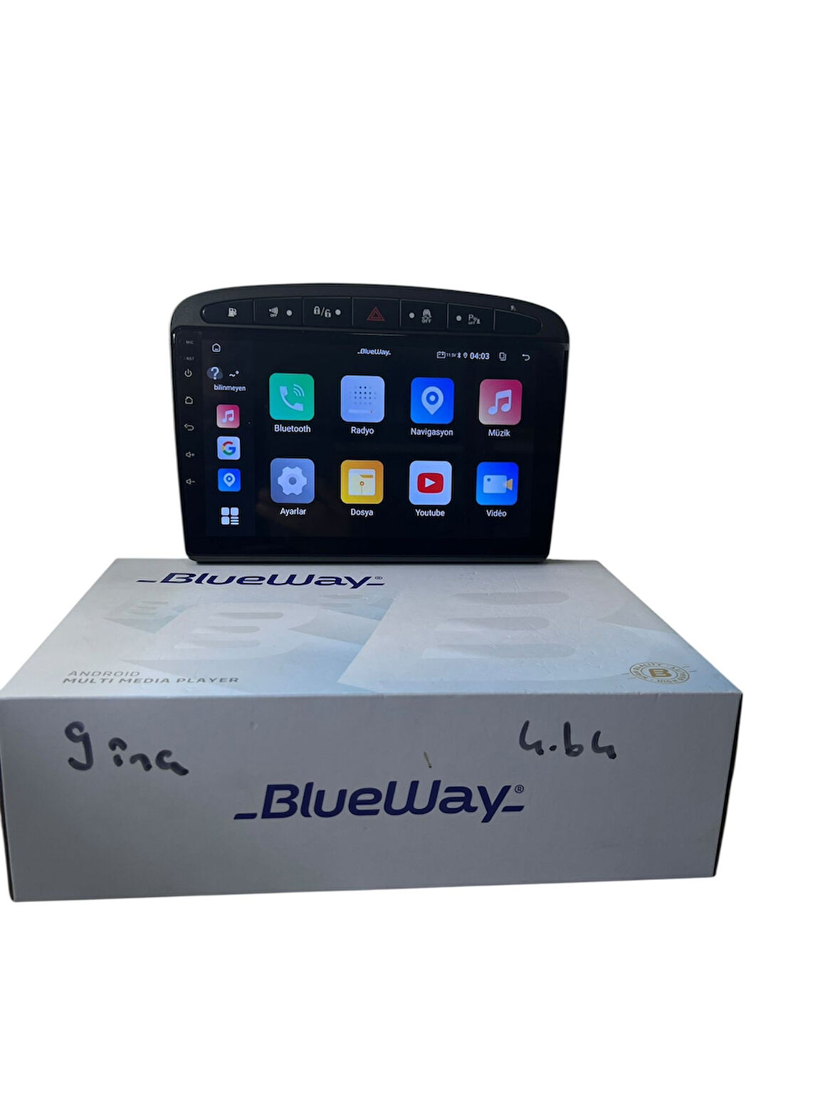 Peugeot 308-RCZ BLUEWAY 4-64 PROFESYONEL OEM MULTİMEDİA