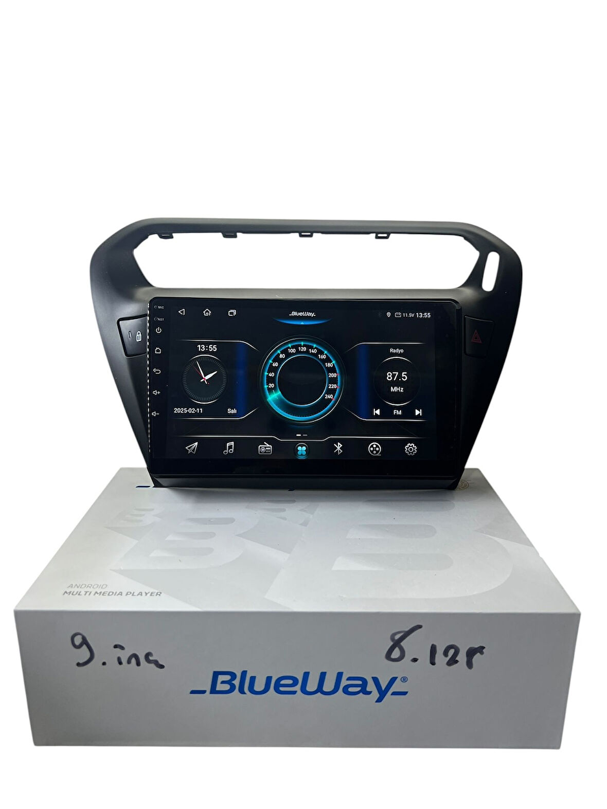 Pejo 301 -Citroen C-elyse (Siyah) BLUEWAY 8-128 TAM PROFESYONEL OEM MULTİMEDİA