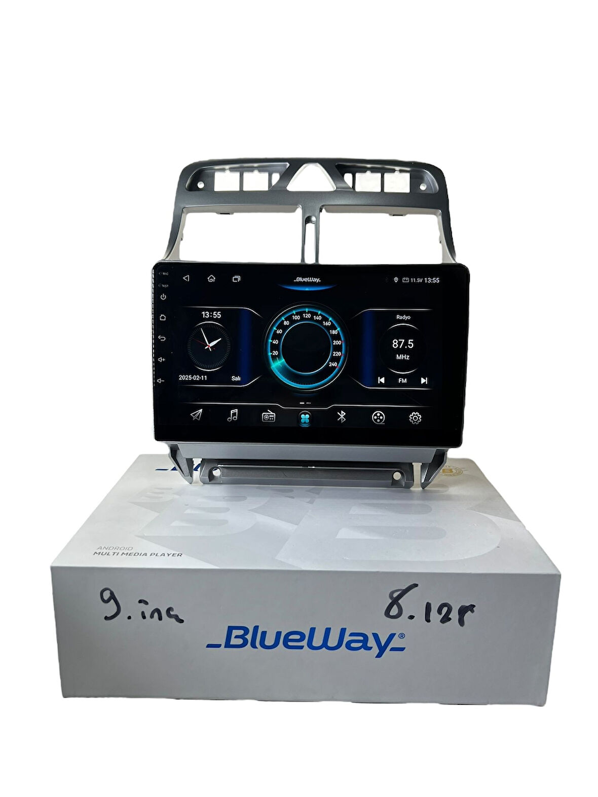 Peugeot 307 BLUEWAY 8-128 TAM PROFESYONEL OEM MULTİMEDİA