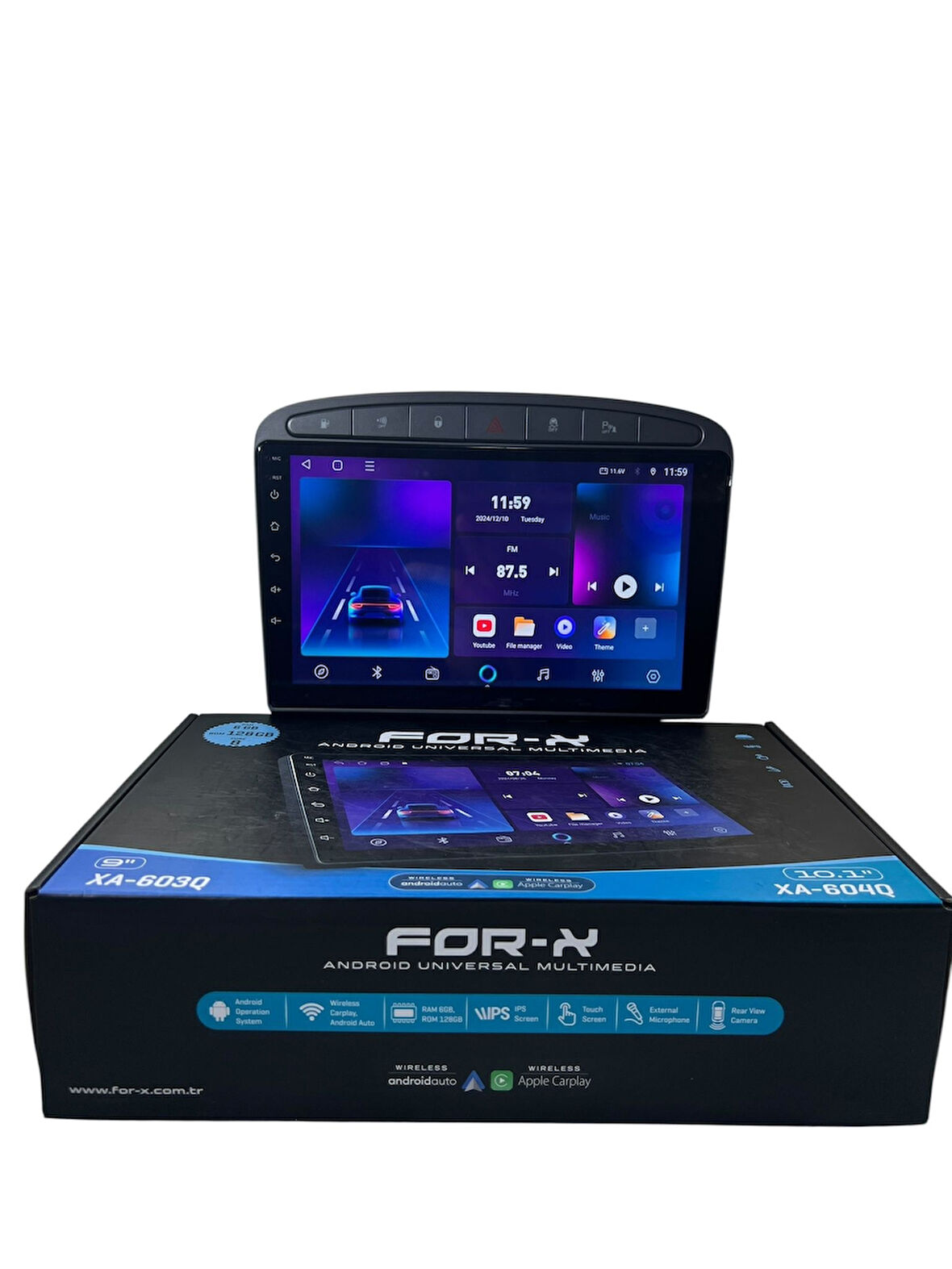 Peugeot 308 (Gri) FORX 6-128 TAM PROFESYONEL OEM MULTİMEDİA