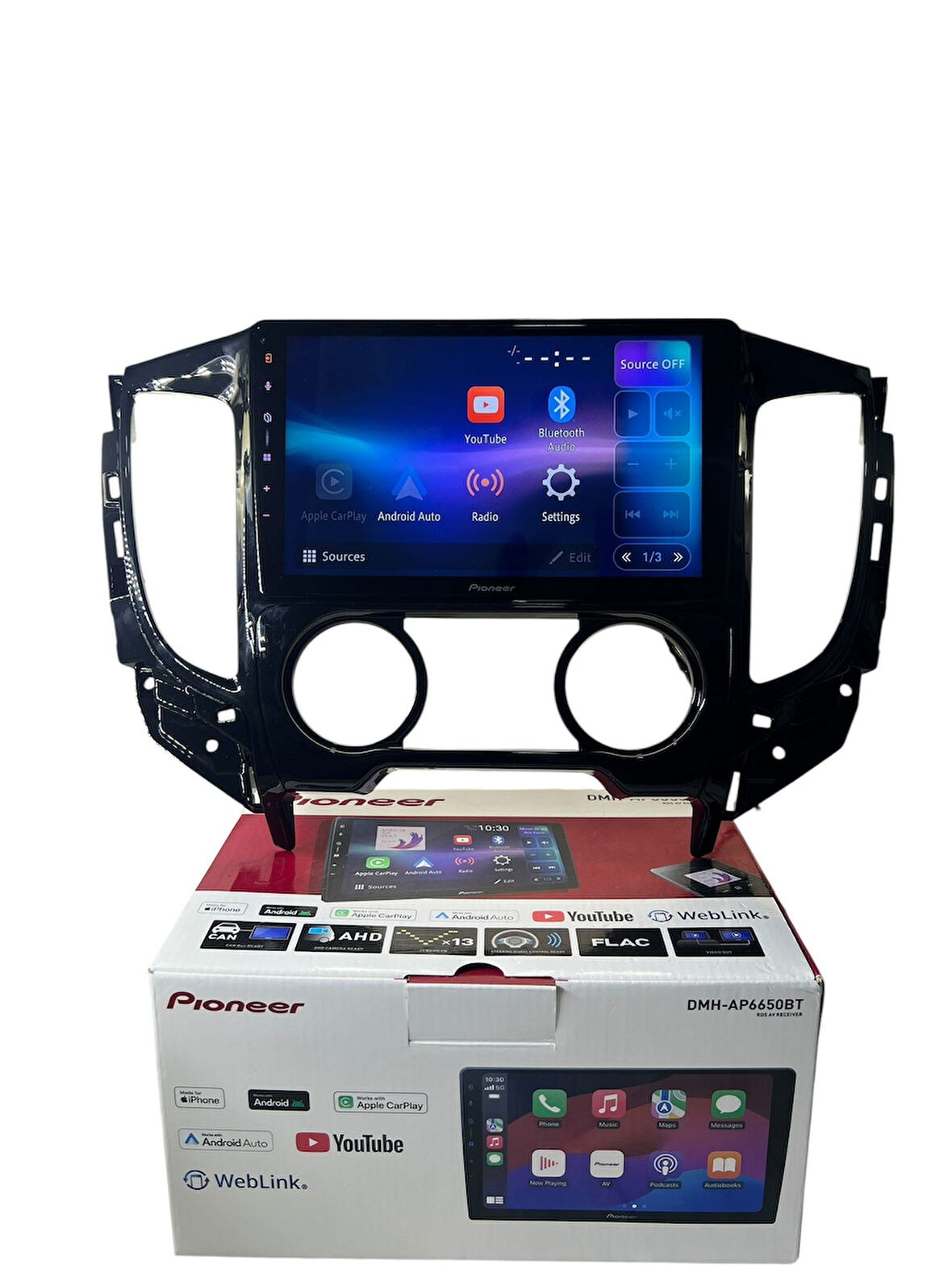 Yeni Mitsubishi L200 (Analog) PİONEER 4-64 TAM PROFESYONEL OEM MULTİMEDİA