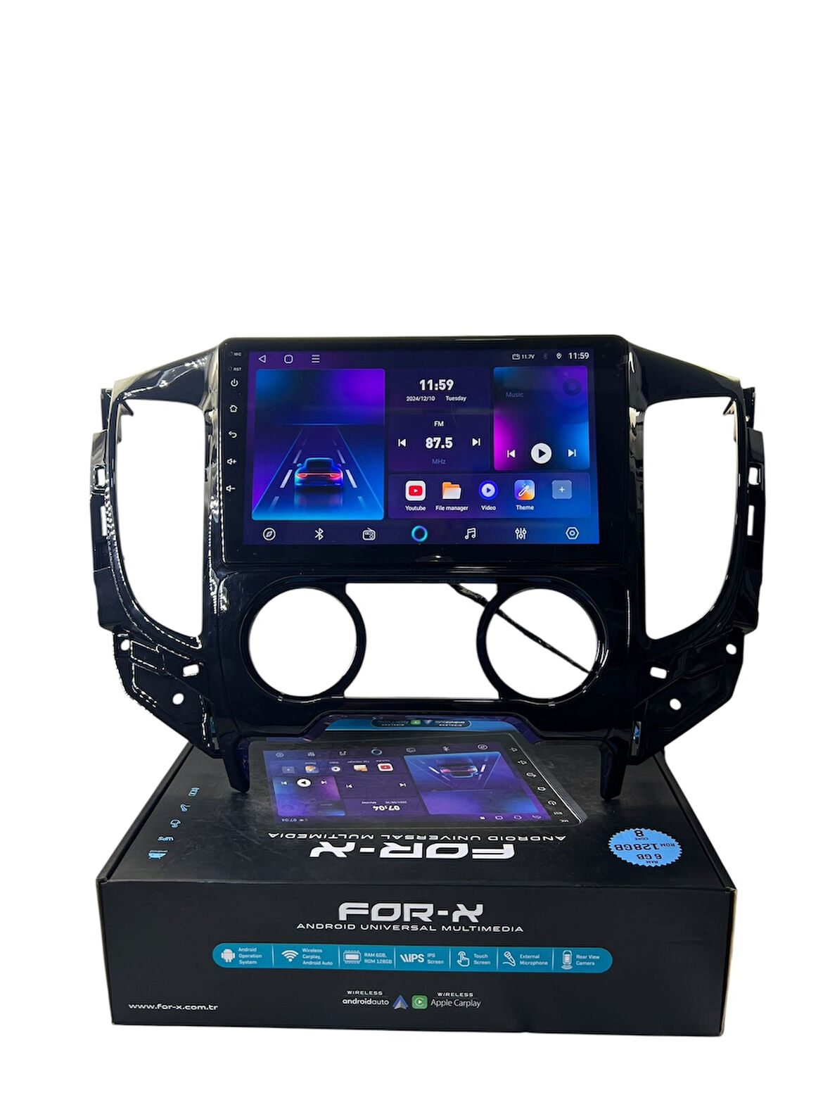 Yeni Mitsubishi L200 (Analog) FORX 6-128 TAM PROFESYONEL OEM MULTİMEDİA