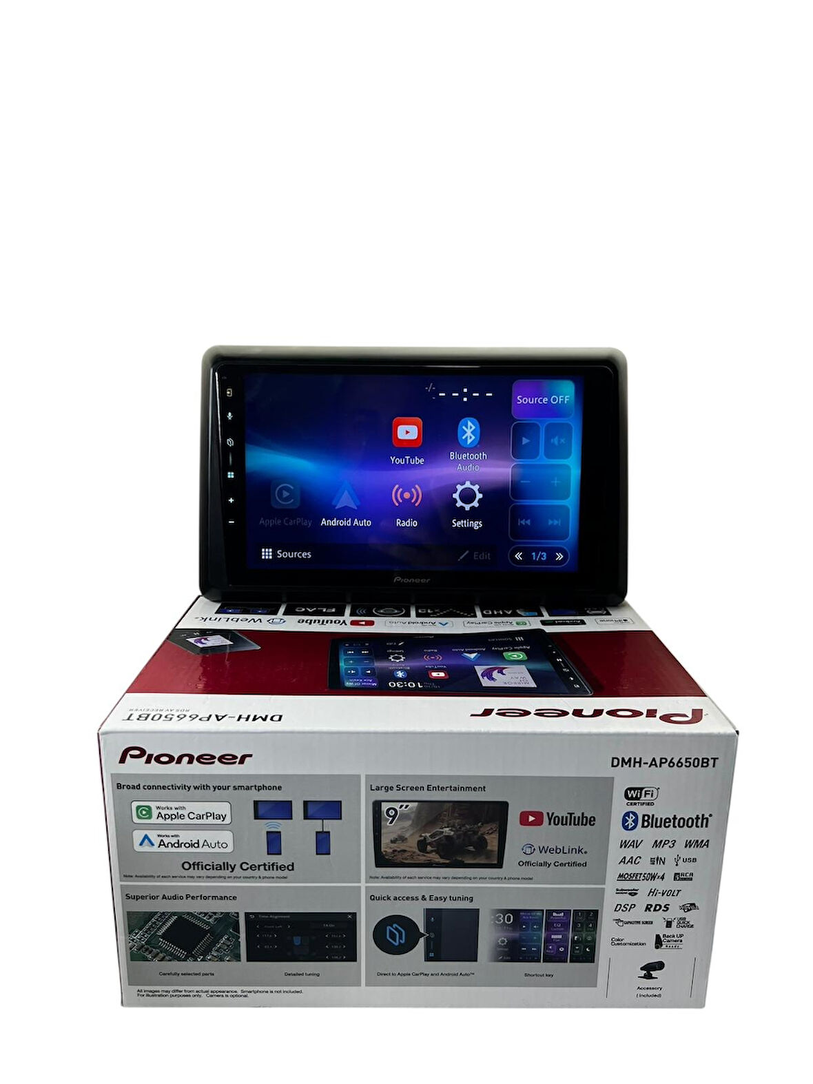 Renault Express (9'') PİONEER 4-64 TAM PROFESYONEL OEM MULTİMEDİA