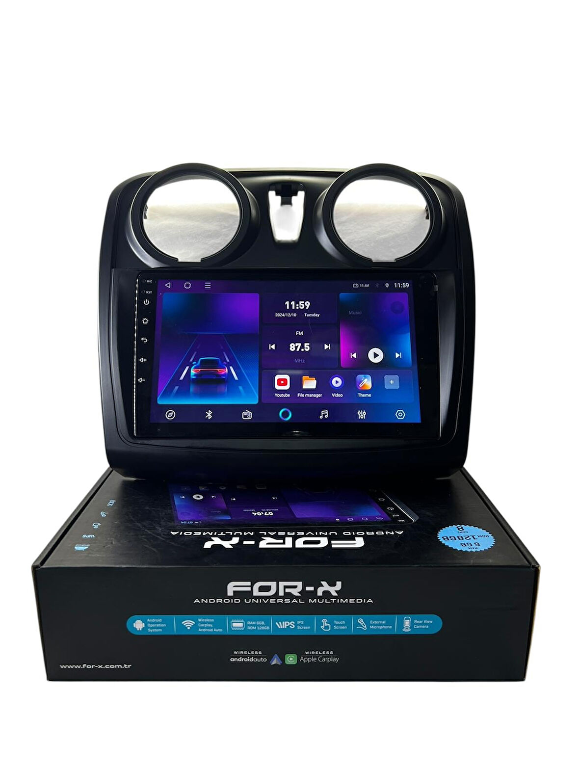 Dacia Lodgy-Dokker (9'') FORX 6-128 TAM PROFESYONEL OEM MULTİMEDİA