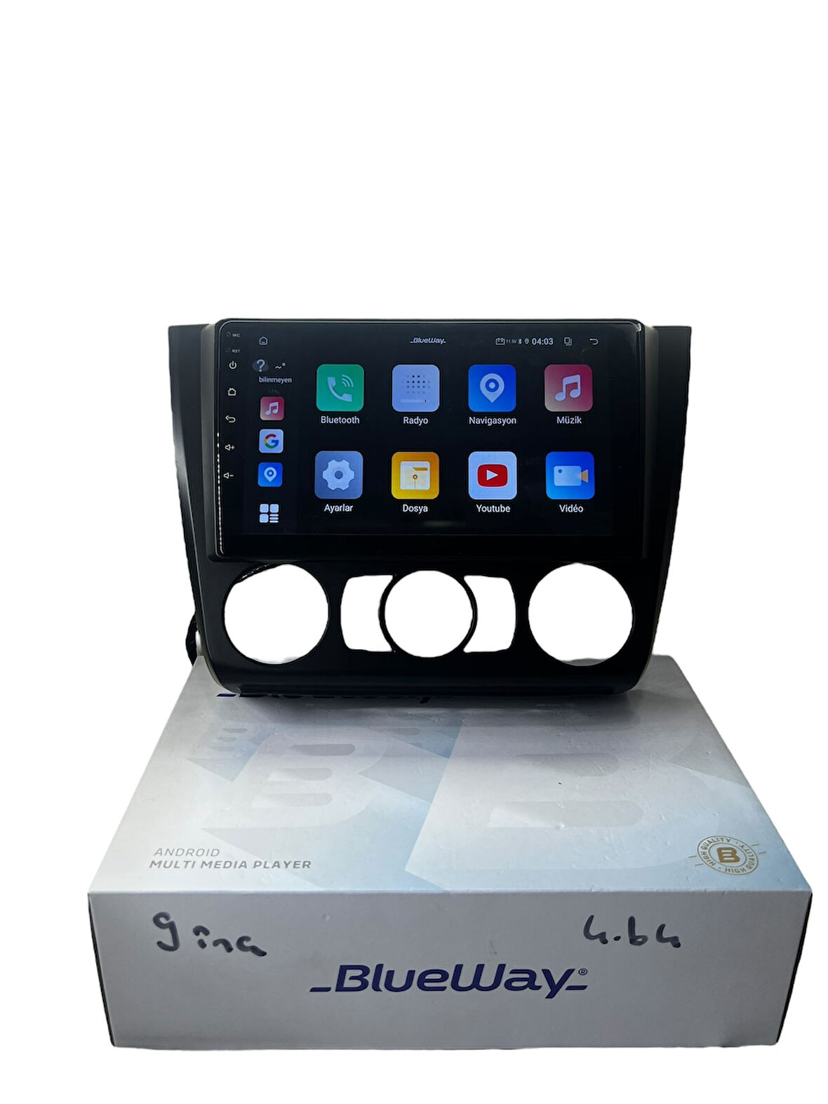 Bmw 1 series e87 (analog) BLUEWAY 4-64 PROFESYONEL OEM MULTİMEDİA