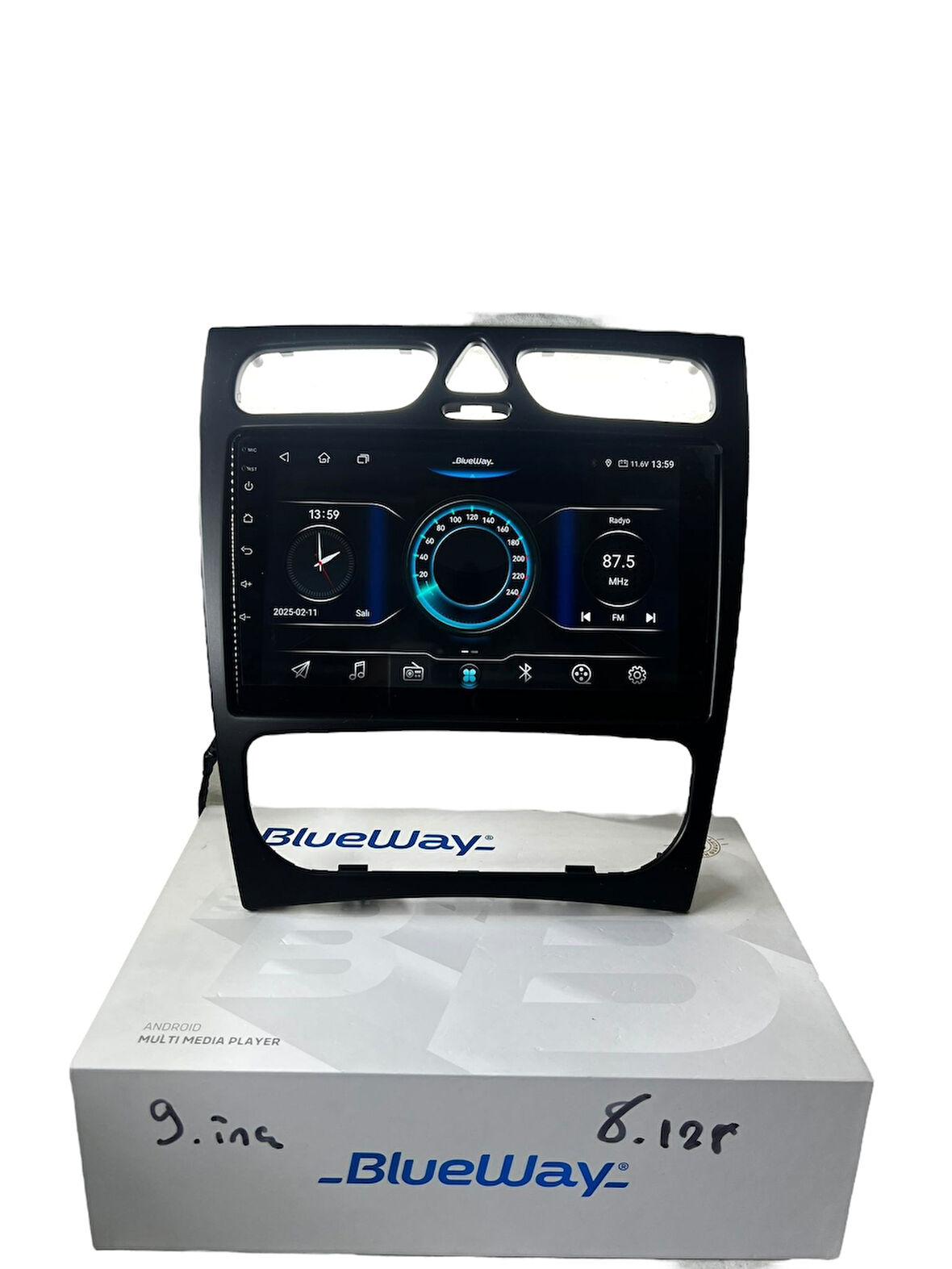 Mercedes w203-w209 BLUEWAY 8-128 TAM PROFESYONEL OEM MULTİMEDİA