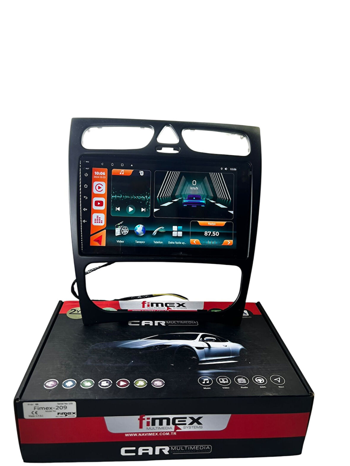 Mercedes w203-w209 FİMEX 4-64 (FANLI) DSPLİ PRO OEM MULTİMEDİA