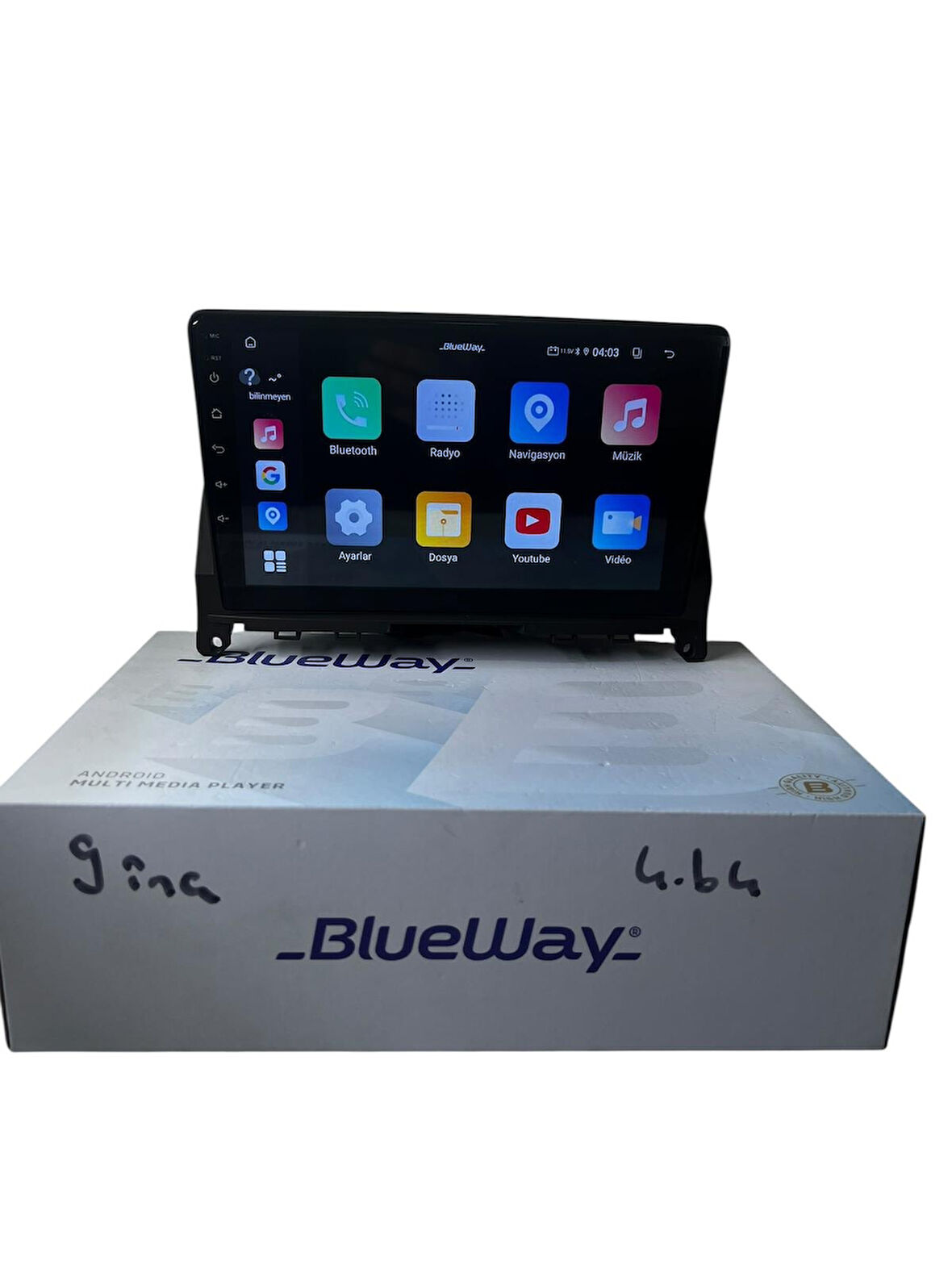 Mercedes (w204) 2007-2011 BLUEWAY 4-64 PROFESYONEL OEM MULTİMEDİA