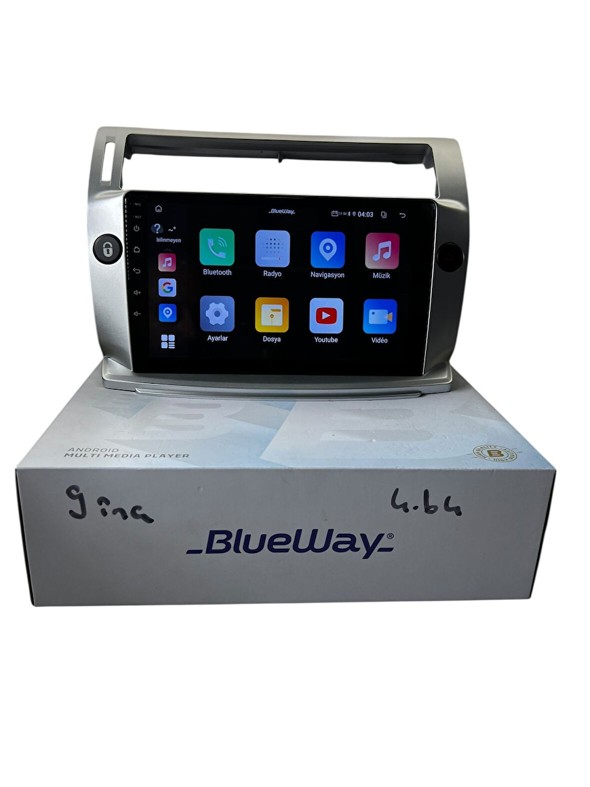 Citroen C4 2004-2010 BLUEWAY 4-64 PROFESYONEL OEM MULTİMEDİA