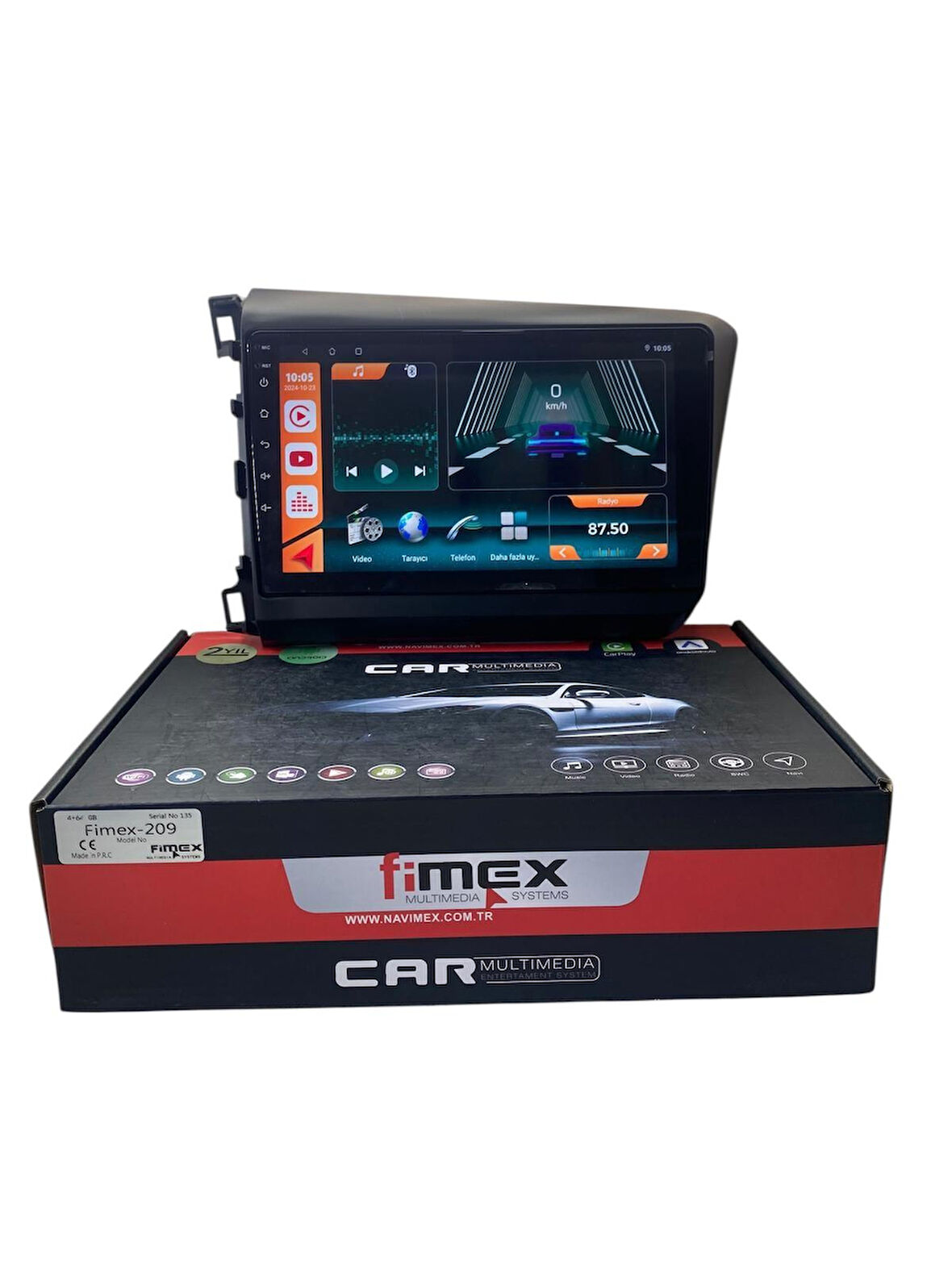 Honda Fb7 FİMEX 4-64 (FANLI) DSPLİ PRO OEM MULTİMEDİA