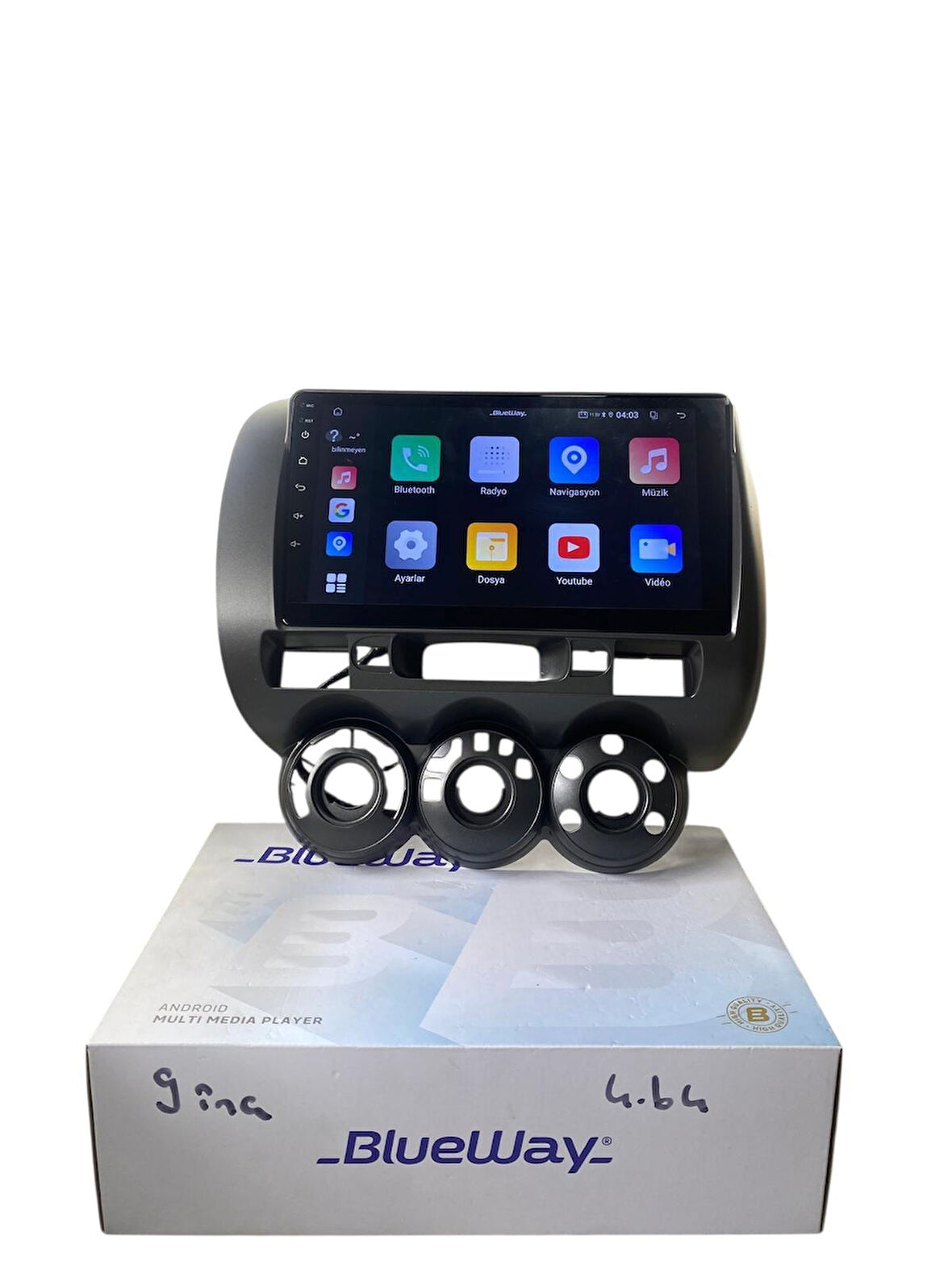 Honda JAZZ BLUEWAY 4-64 PROFESYONEL OEM MULTİMEDİA