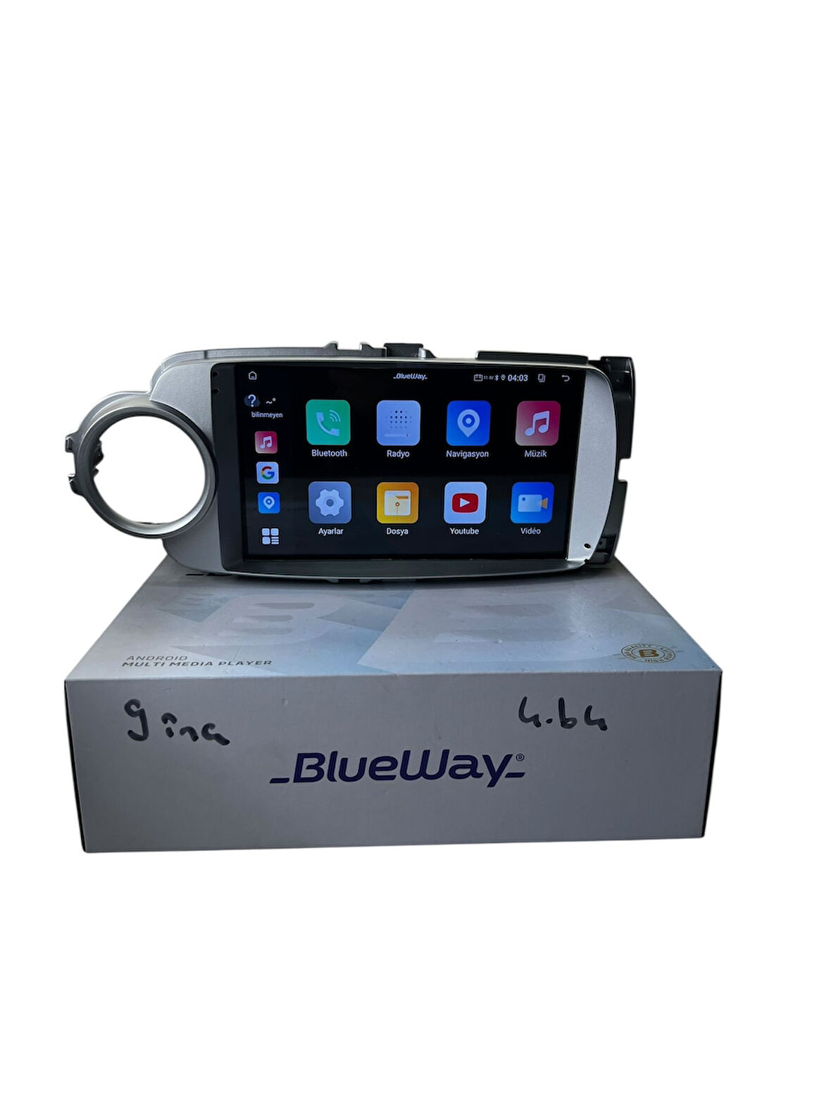 Toyota Yaris 2012-2019 BLUEWAY 4-64 PROFESYONEL OEM MULTİMEDİA