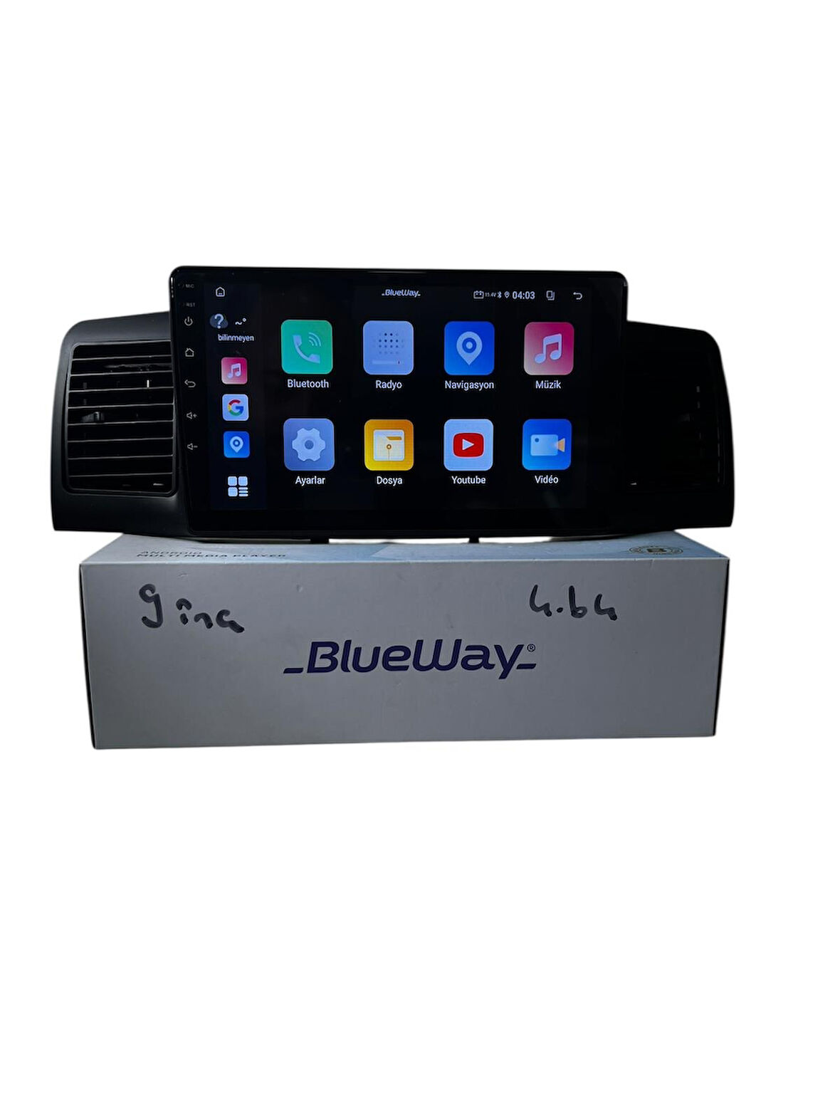 Toyota Corolla 2004-2007 BLUEWAY 4-64 PROFESYONEL OEM MULTİMEDİA