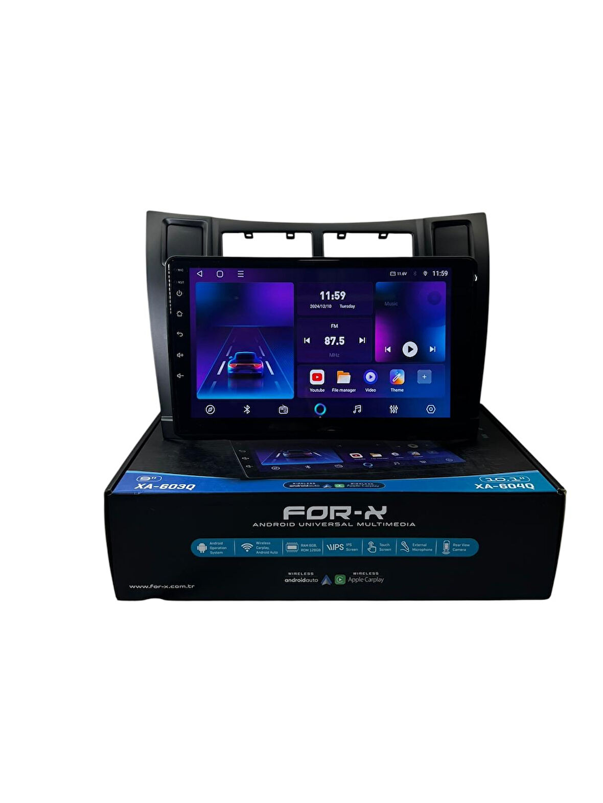 Toyota Yaris 2005-2009 FORX 6-128 TAM PROFESYONEL OEM MULTİMEDİA