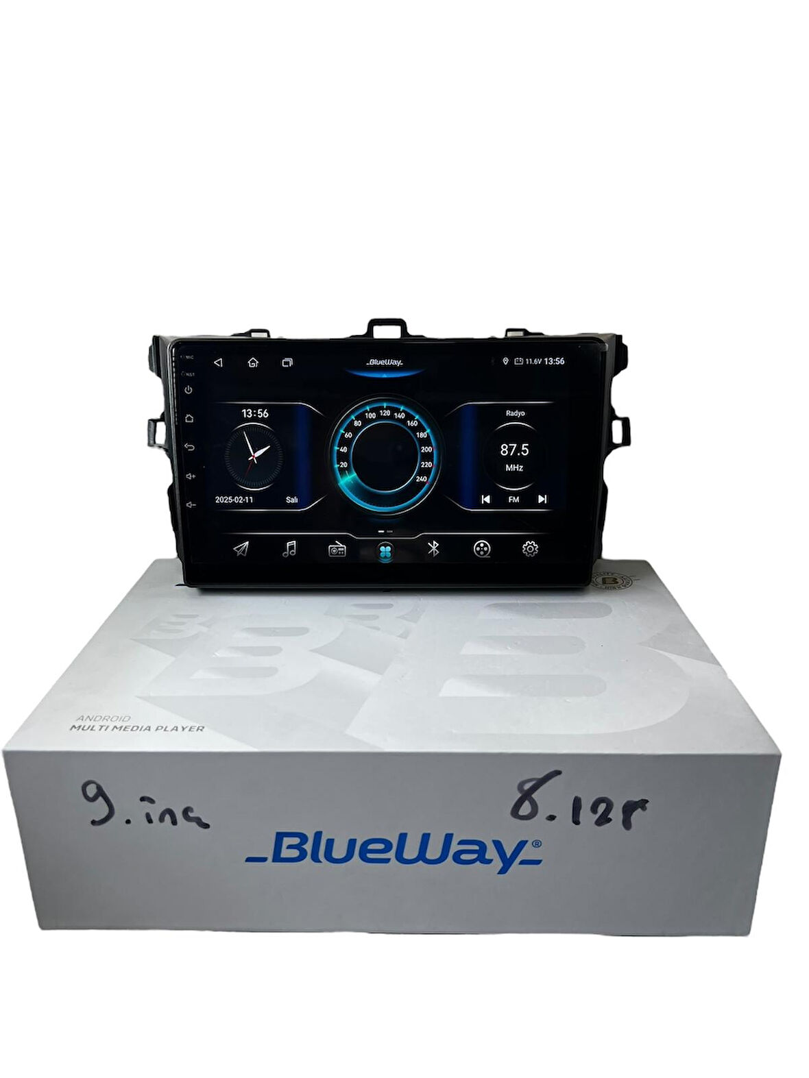 Toyota Corolla 2007-2013 BLUEWAY 8-128 TAM PROFESYONEL OEM MULTİMEDİA
