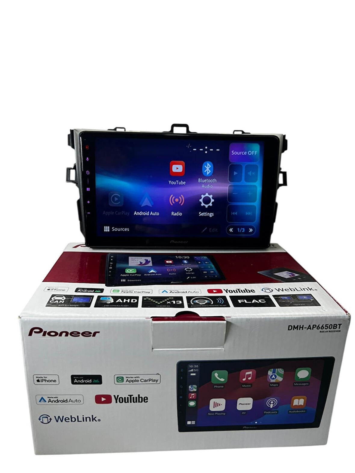 Toyota Corolla 2007-2013 PİONEER 4-64 TAM PROFESYONEL OEM MULTİMEDİA