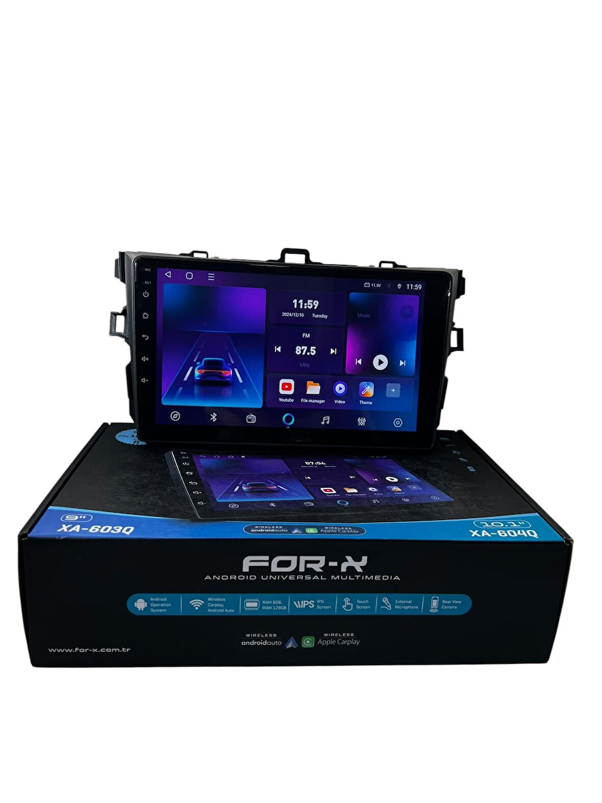 Toyota Corolla 2007-2013 FORX 6-128 TAM PROFESYONEL OEM MULTİMEDİA