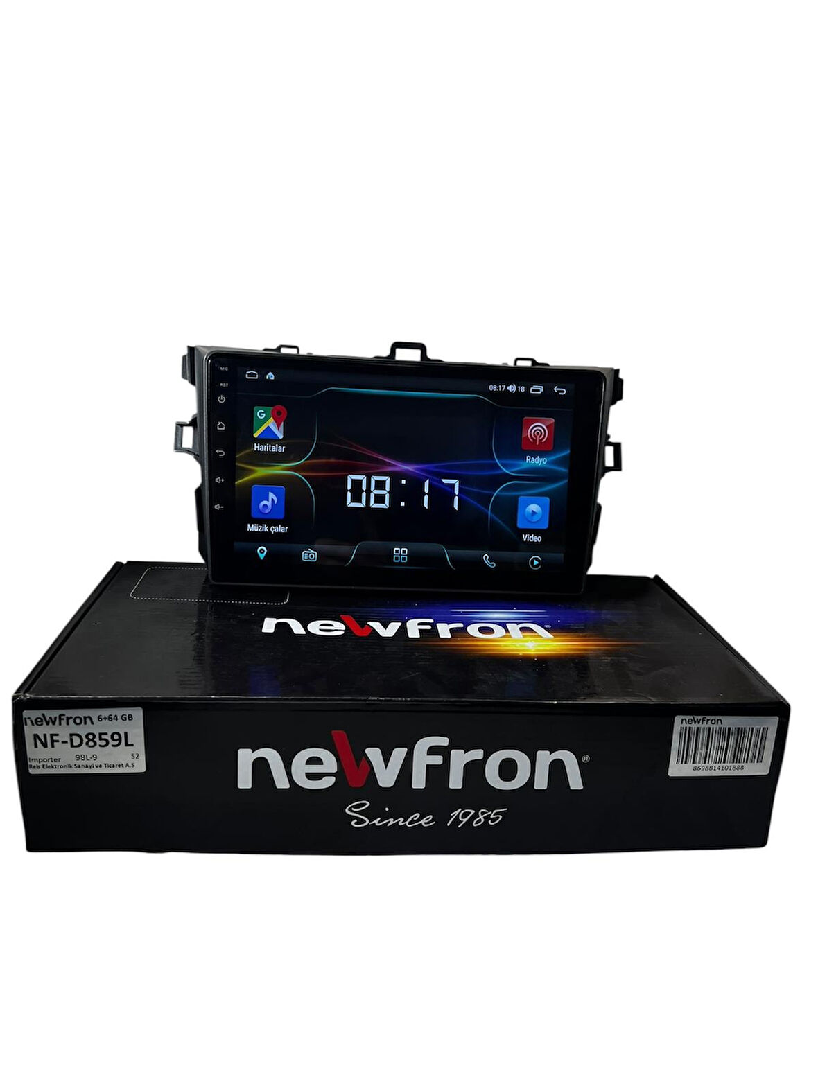 Toyota Corolla 2007-2013 NEWFRON 6-64 TAM PROFESYONEL OEM MULTİMEDİA