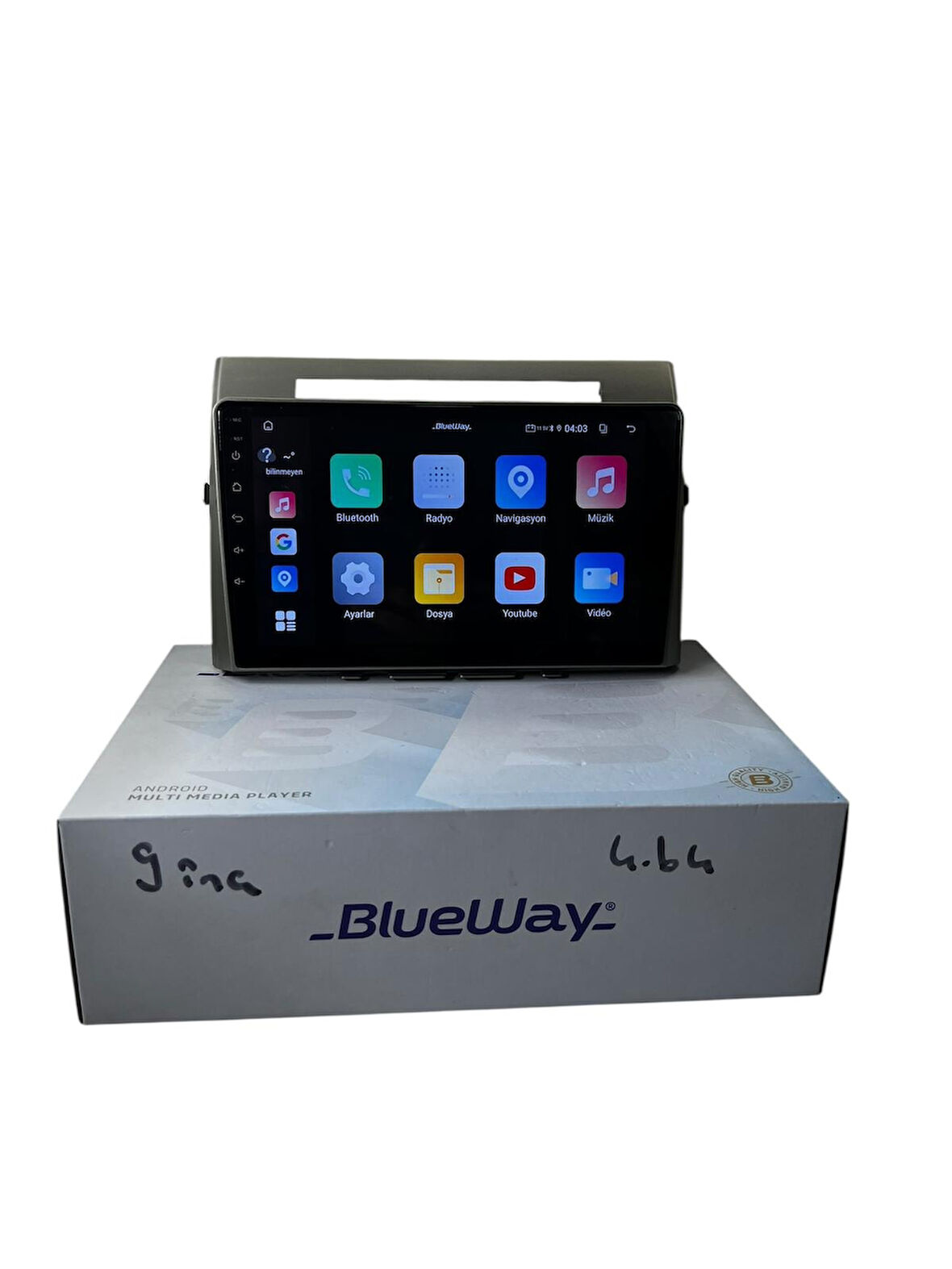 Toyota Verso 2004-2009 BLUEWAY 4-64 PROFESYONEL OEM MULTİMEDİA